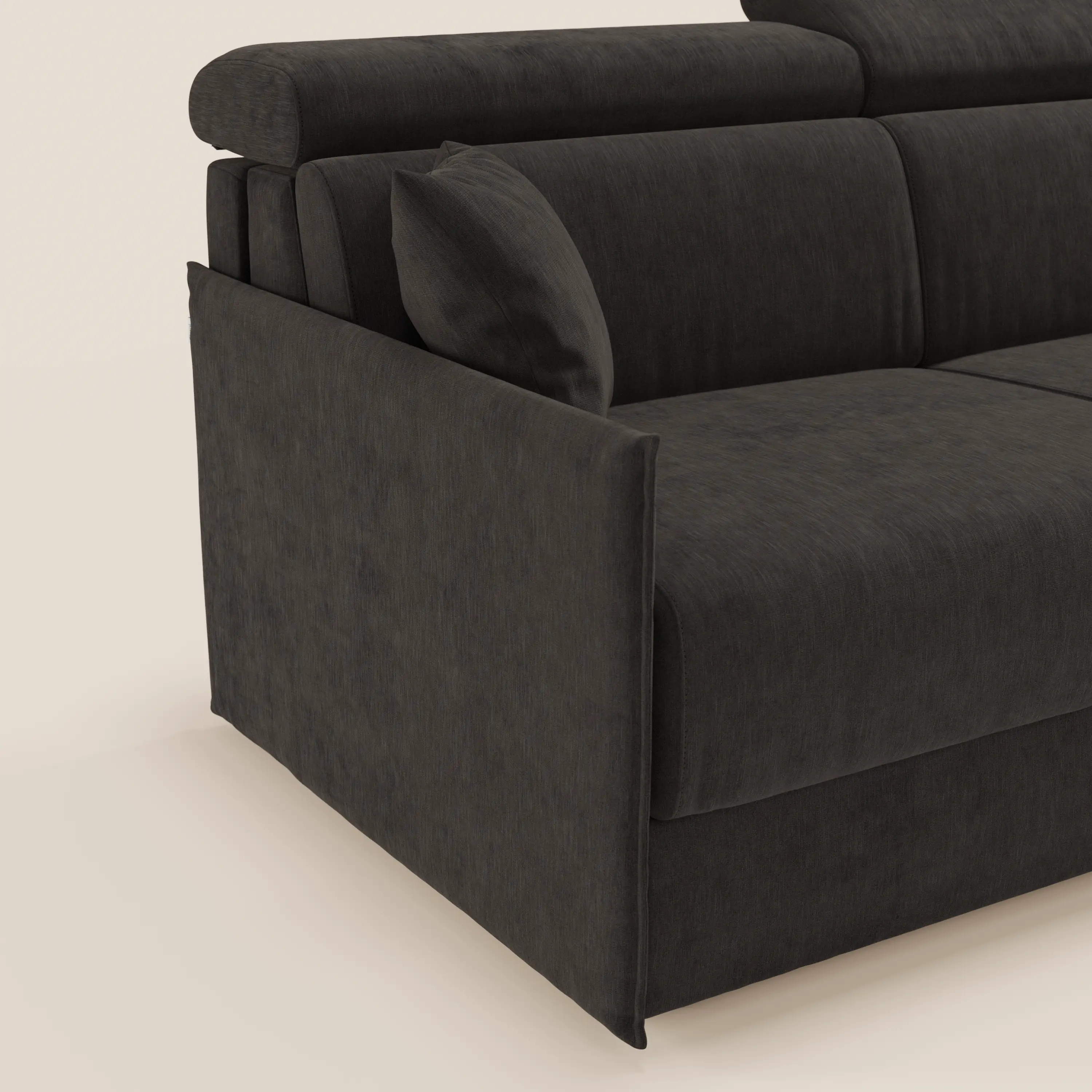 Miryam Canapé convertible avec têtières inclinables et confort maximal - design compact en tissu doux détachable T31 - Image 188