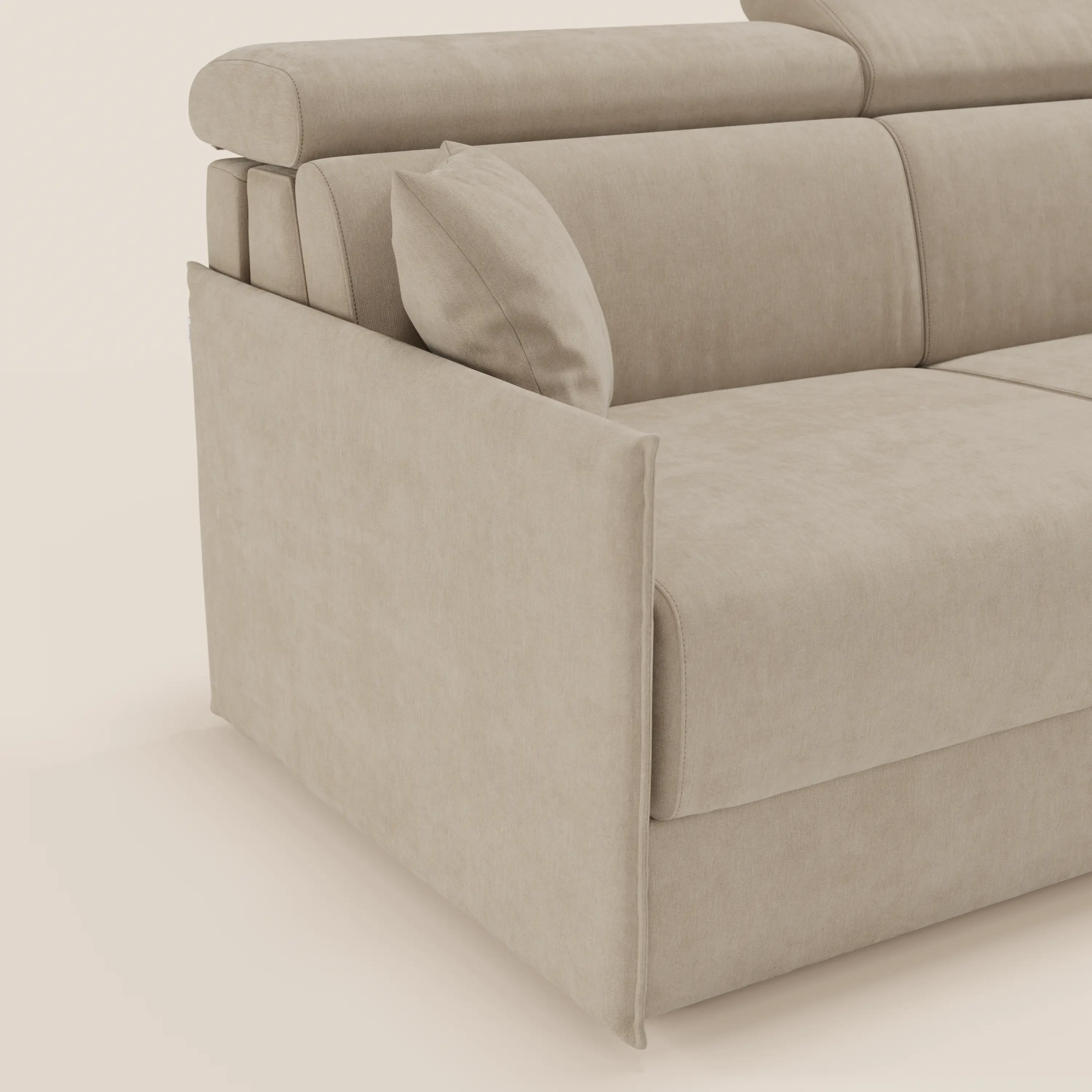 Miryam Canapé convertible avec têtières inclinables et confort maximal - design compact en tissu doux détachable T31 - Image 19