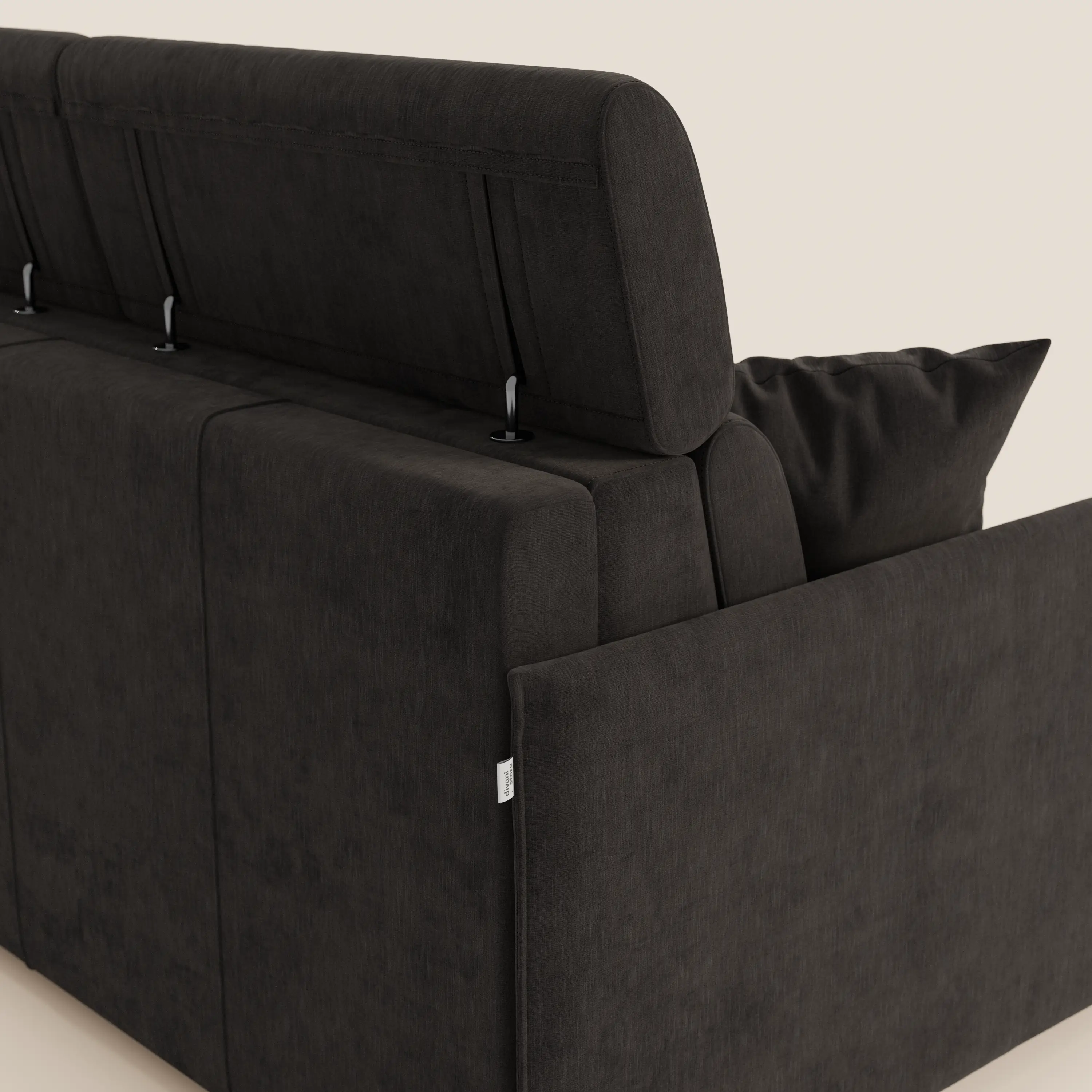Miryam Canapé convertible avec têtières inclinables et confort maximal - design compact en tissu doux détachable T31 - Image 192