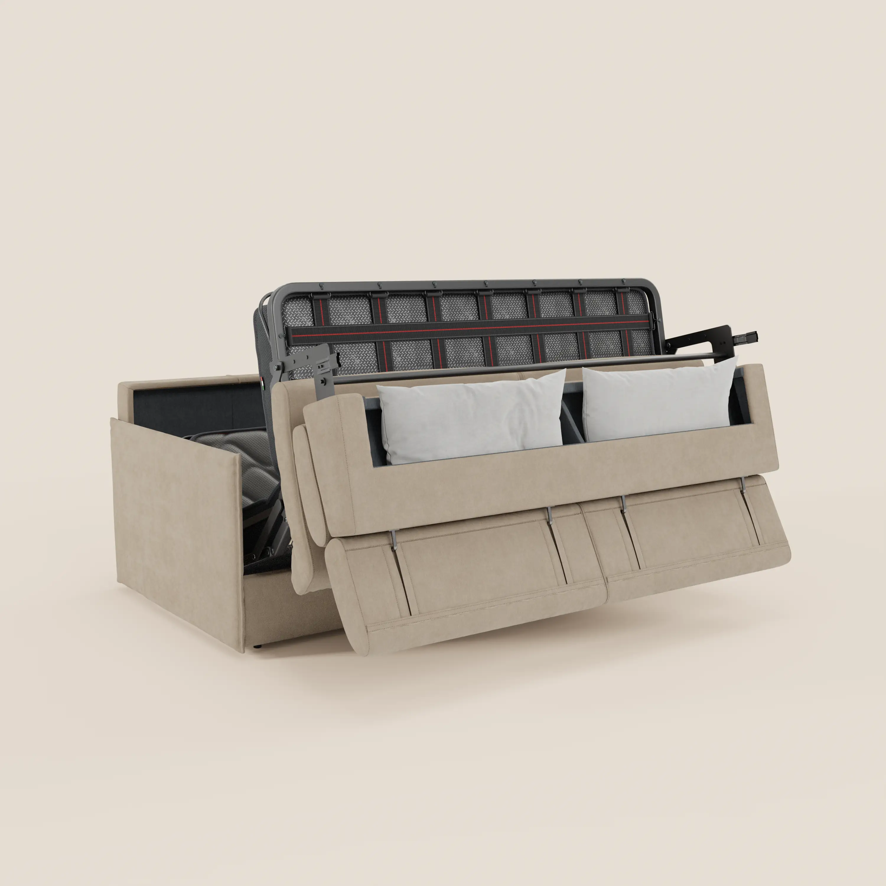 Miryam Canapé convertible avec têtières inclinables et confort maximal - design compact en tissu doux détachable T31 - Image 20