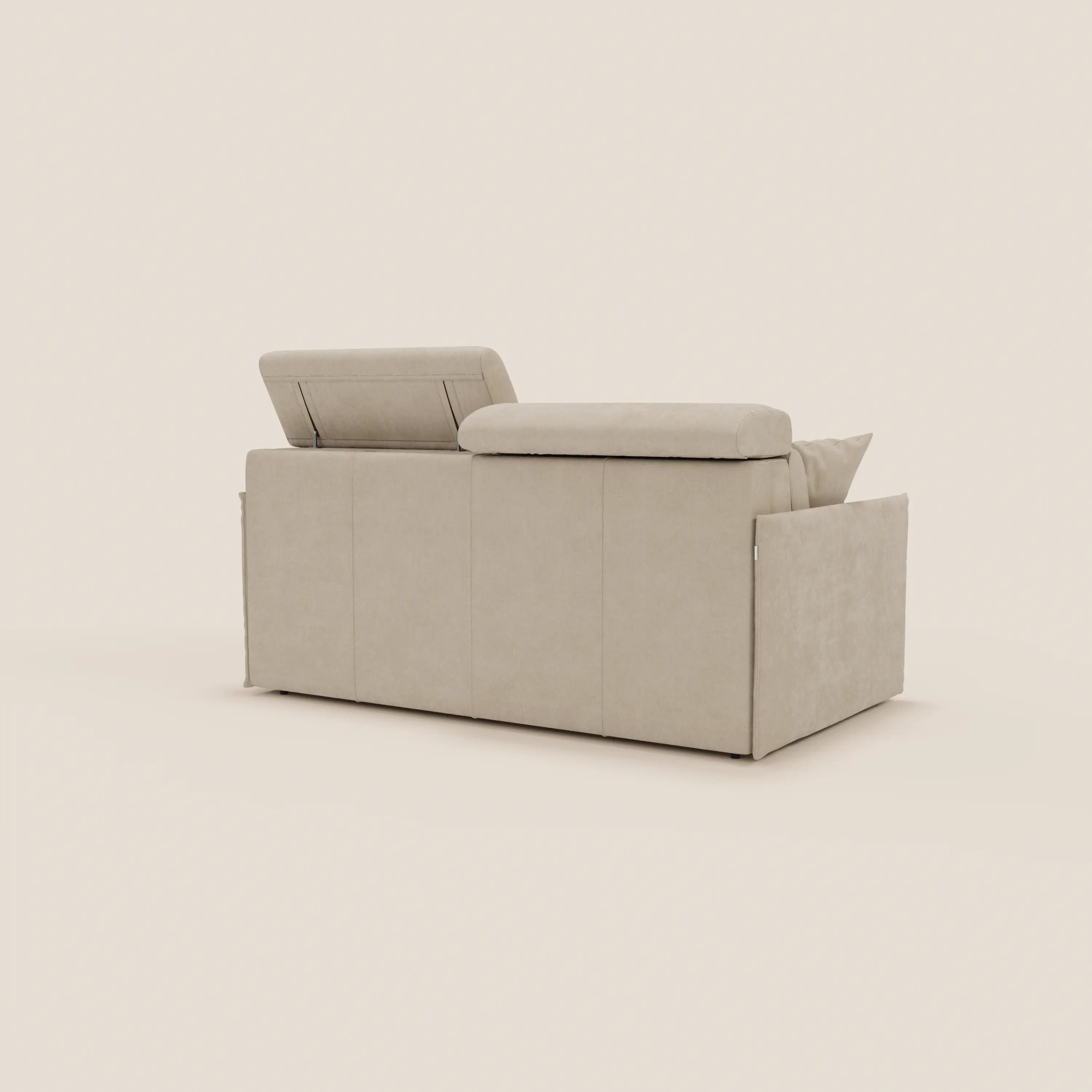 Miryam Canapé convertible avec têtières inclinables et confort maximal - design compact en tissu doux détachable T31 - Image 26