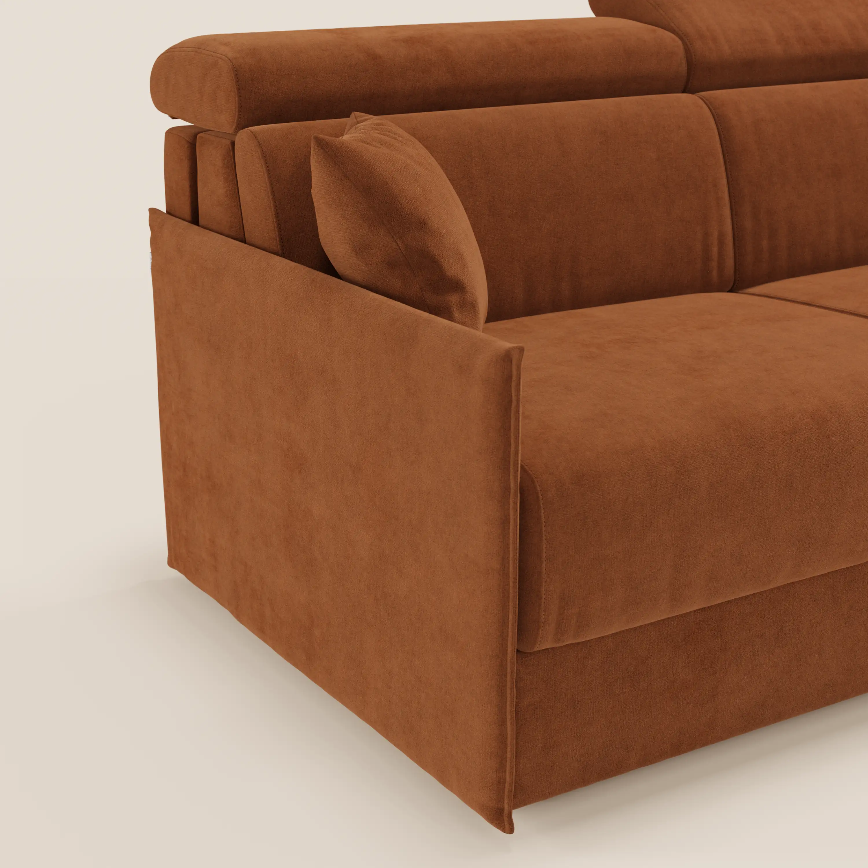 Miryam Canapé convertible avec têtières inclinables et confort maximal - design compact en tissu doux détachable T31 - Image 32