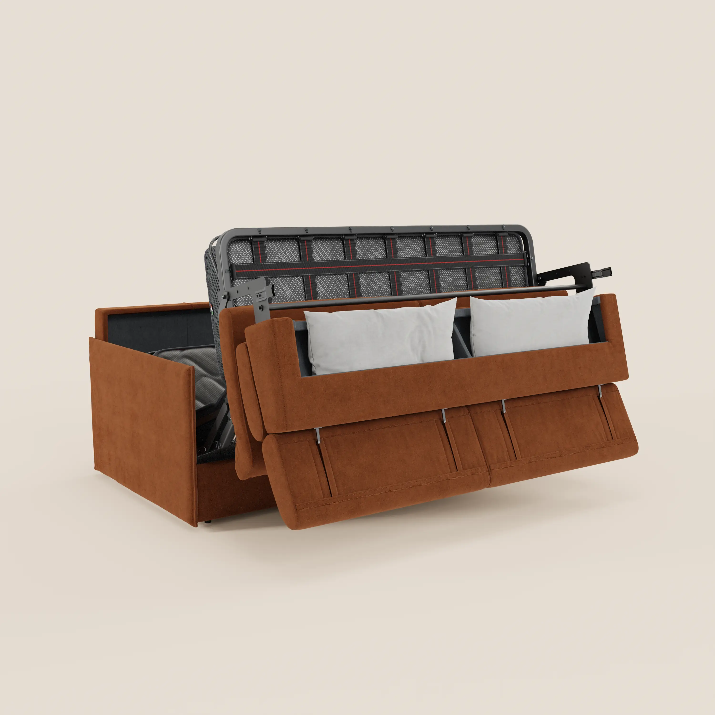 Miryam Canapé convertible avec têtières inclinables et confort maximal - design compact en tissu doux détachable T31 - Image 33