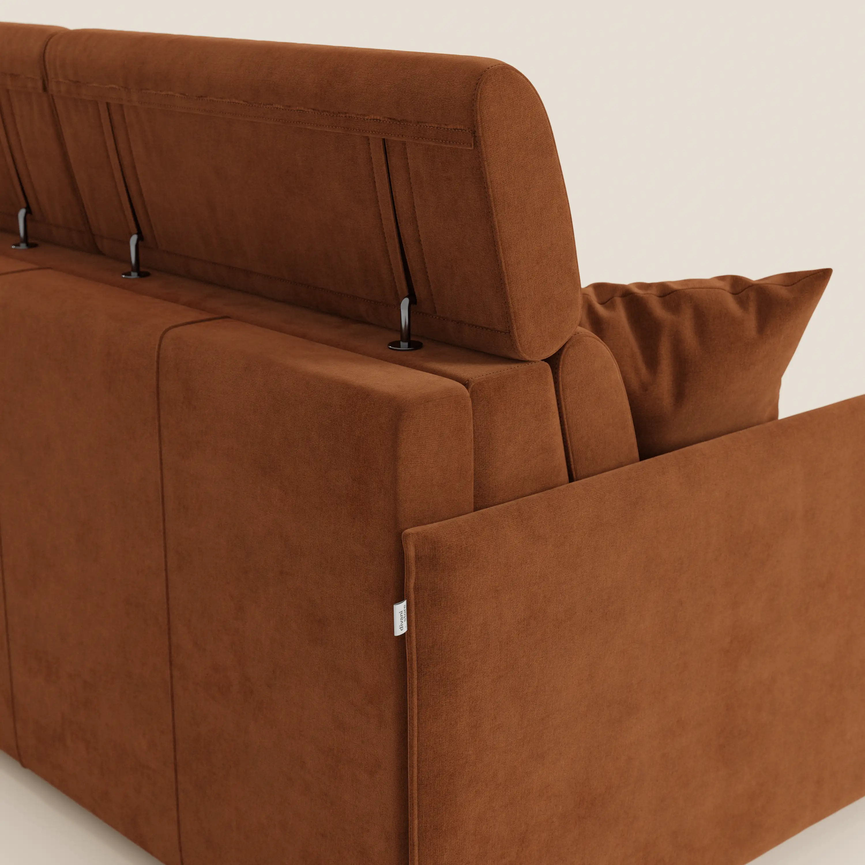Miryam Canapé convertible avec têtières inclinables et confort maximal - design compact en tissu doux détachable T31 - Image 36