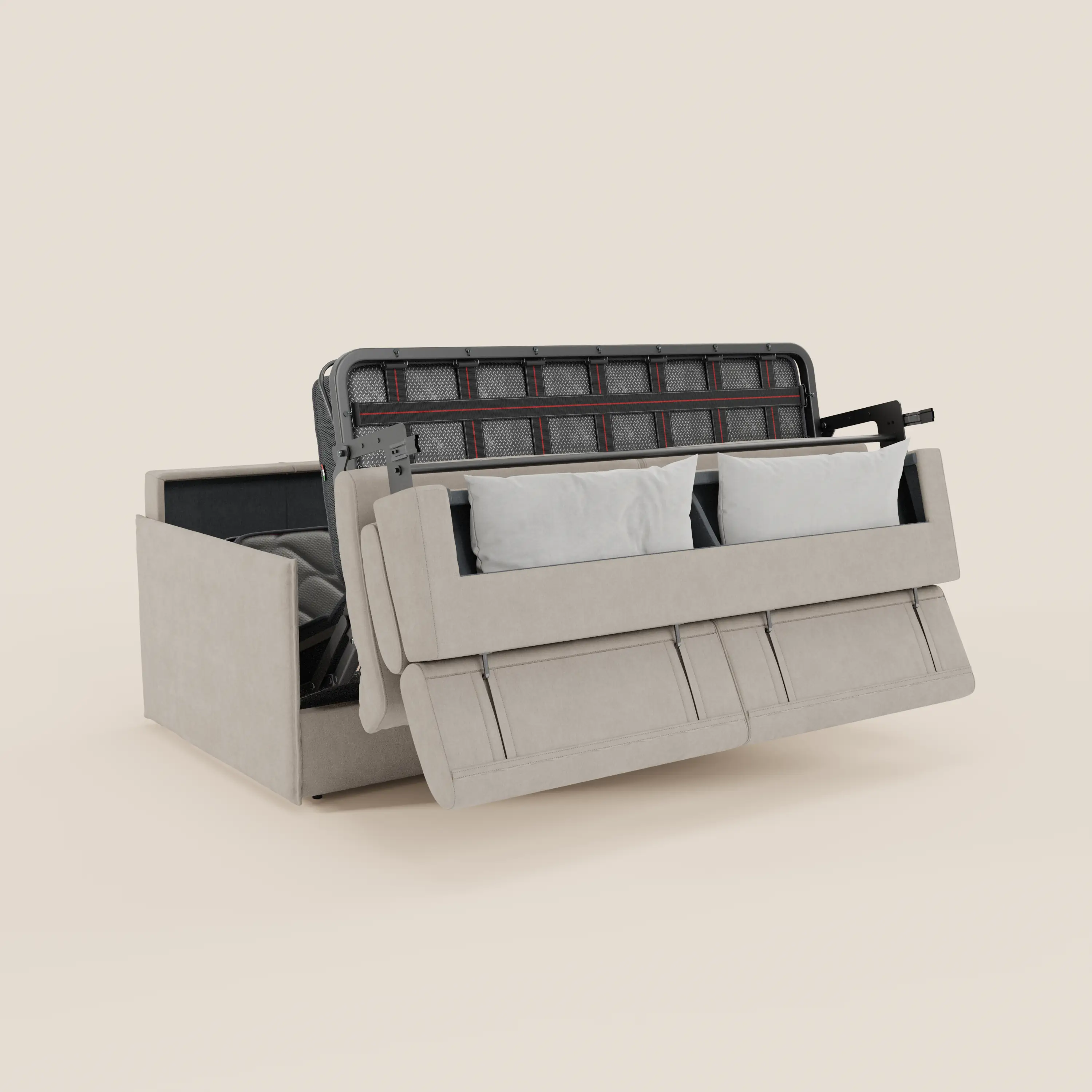 Miryam Canapé convertible avec têtières inclinables et confort maximal - design compact en tissu doux détachable T31 - Image 46