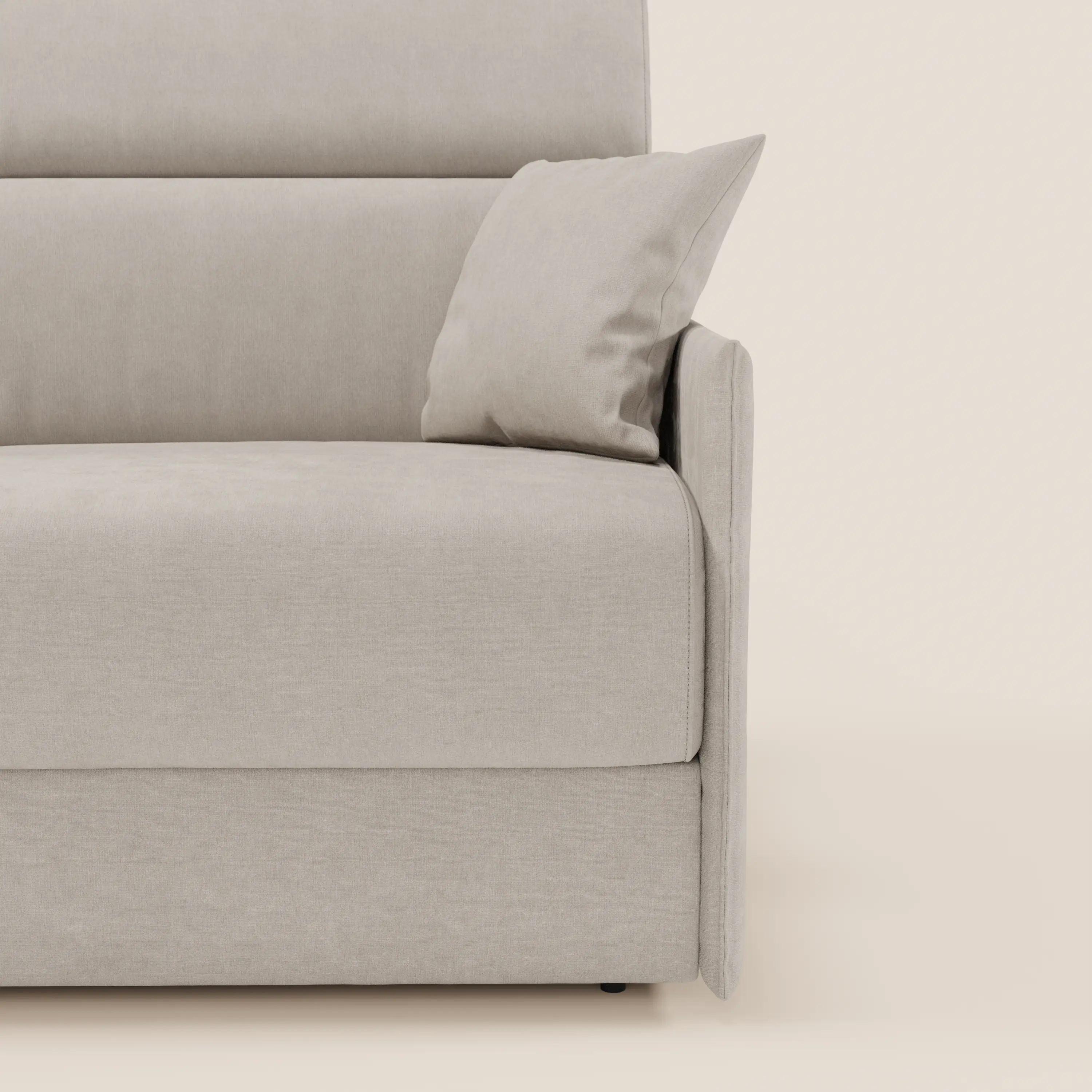 Miryam Canapé convertible avec têtières inclinables et confort maximal - design compact en tissu doux détachable T31 - Image 48