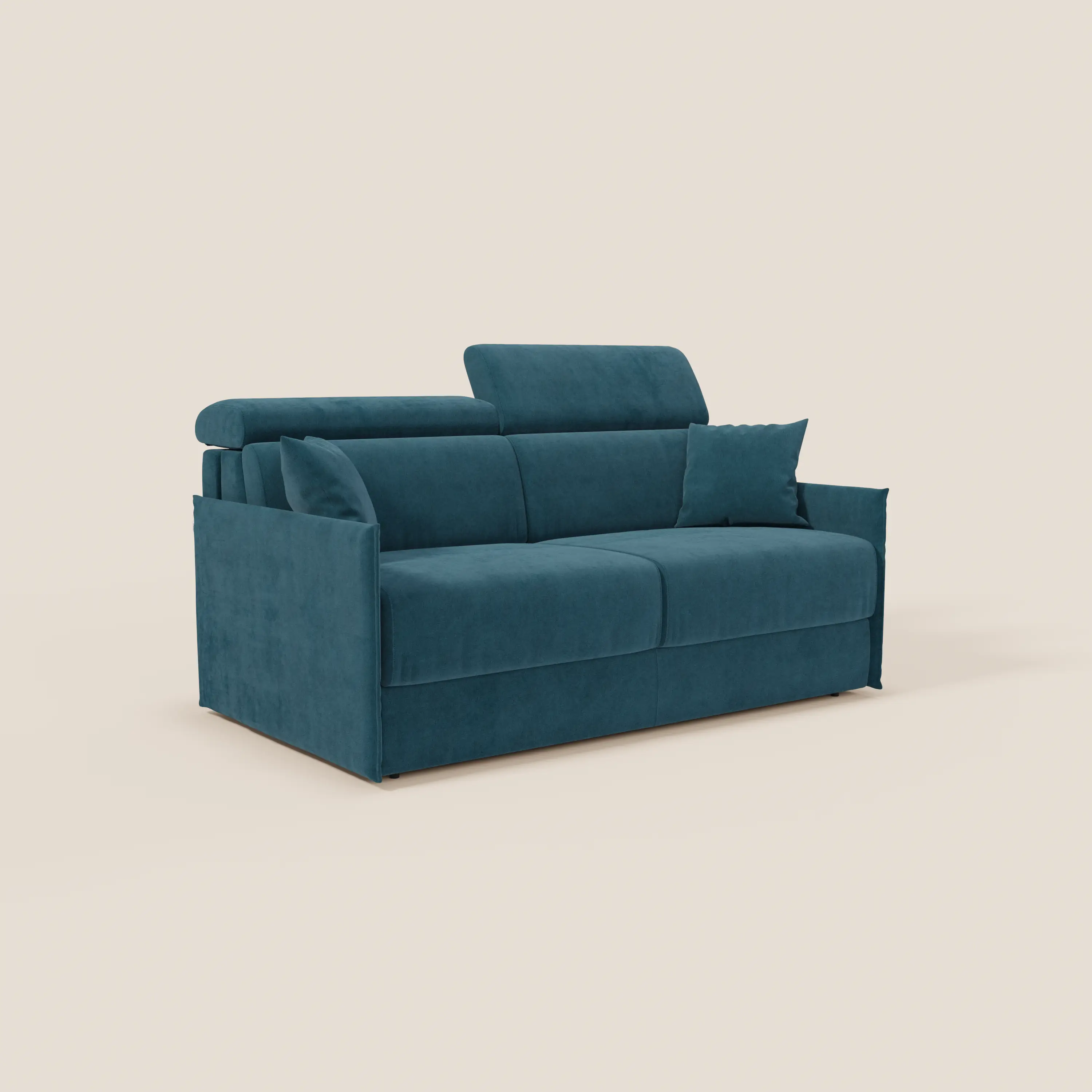 Miryam Canapé convertible avec têtières inclinables et confort maximal - design compact en tissu doux détachable T31 - Image 5