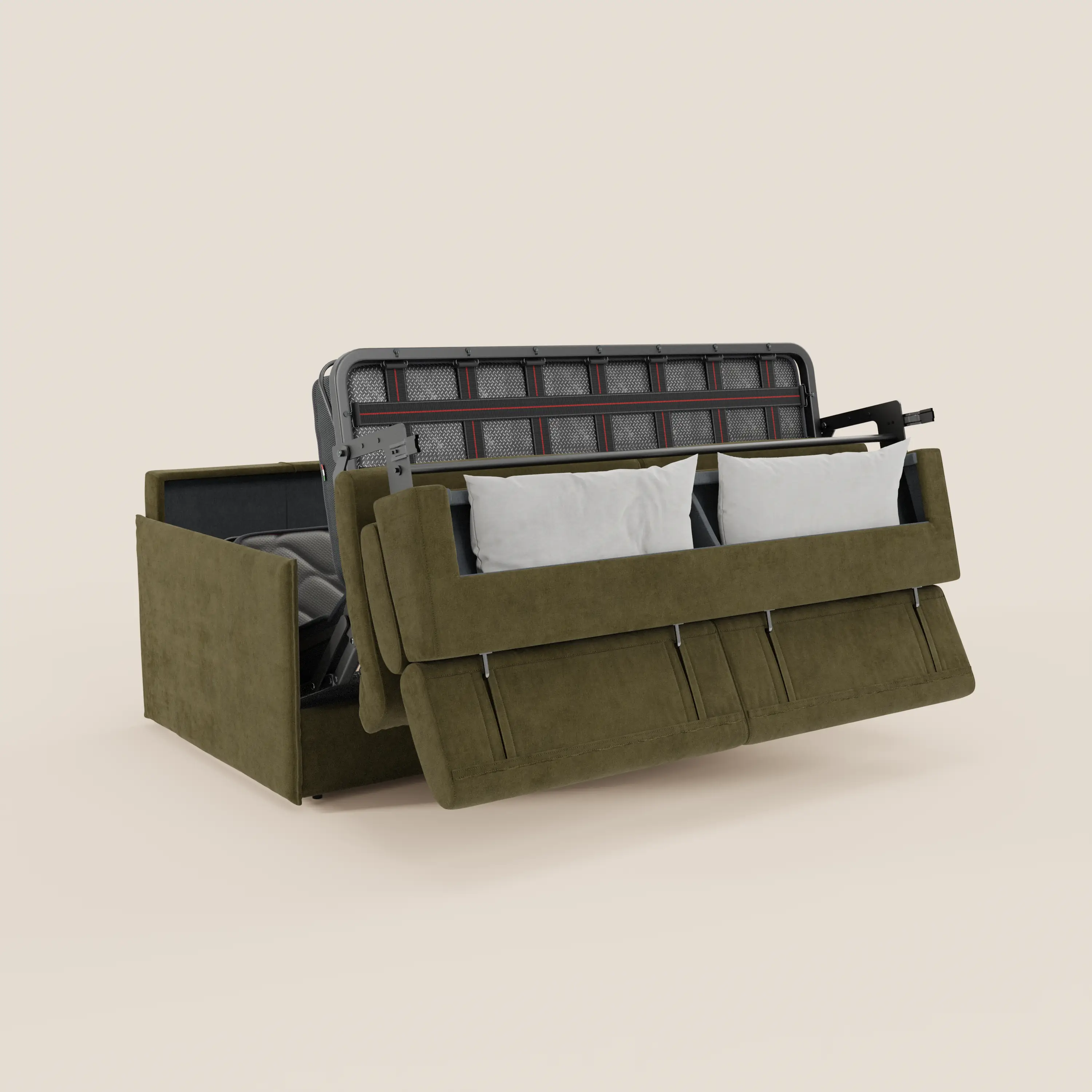 Miryam Canapé convertible avec têtières inclinables et confort maximal - design compact en tissu doux détachable T31 - Image 59