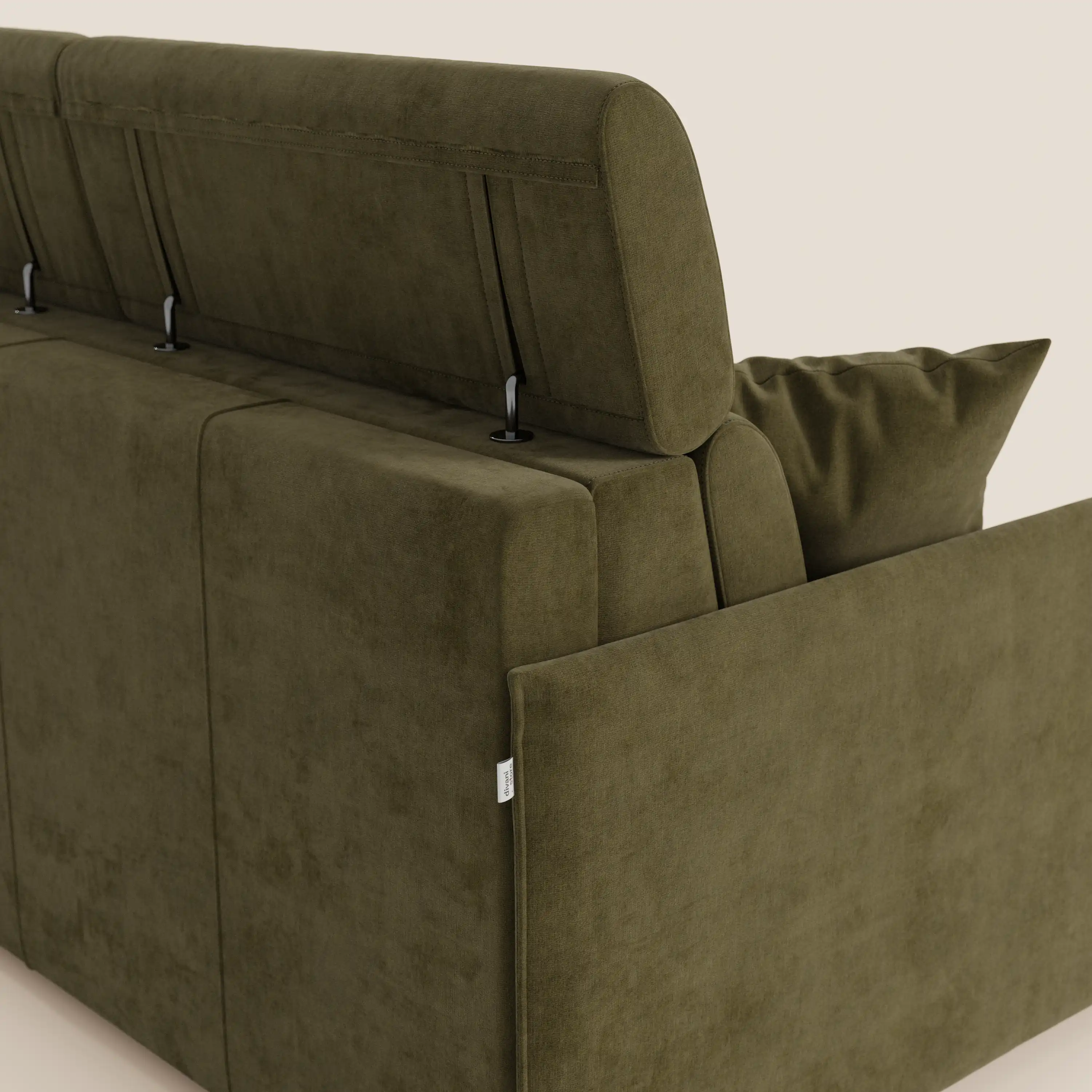 Miryam Canapé convertible avec têtières inclinables et confort maximal - design compact en tissu doux détachable T31 - Image 62