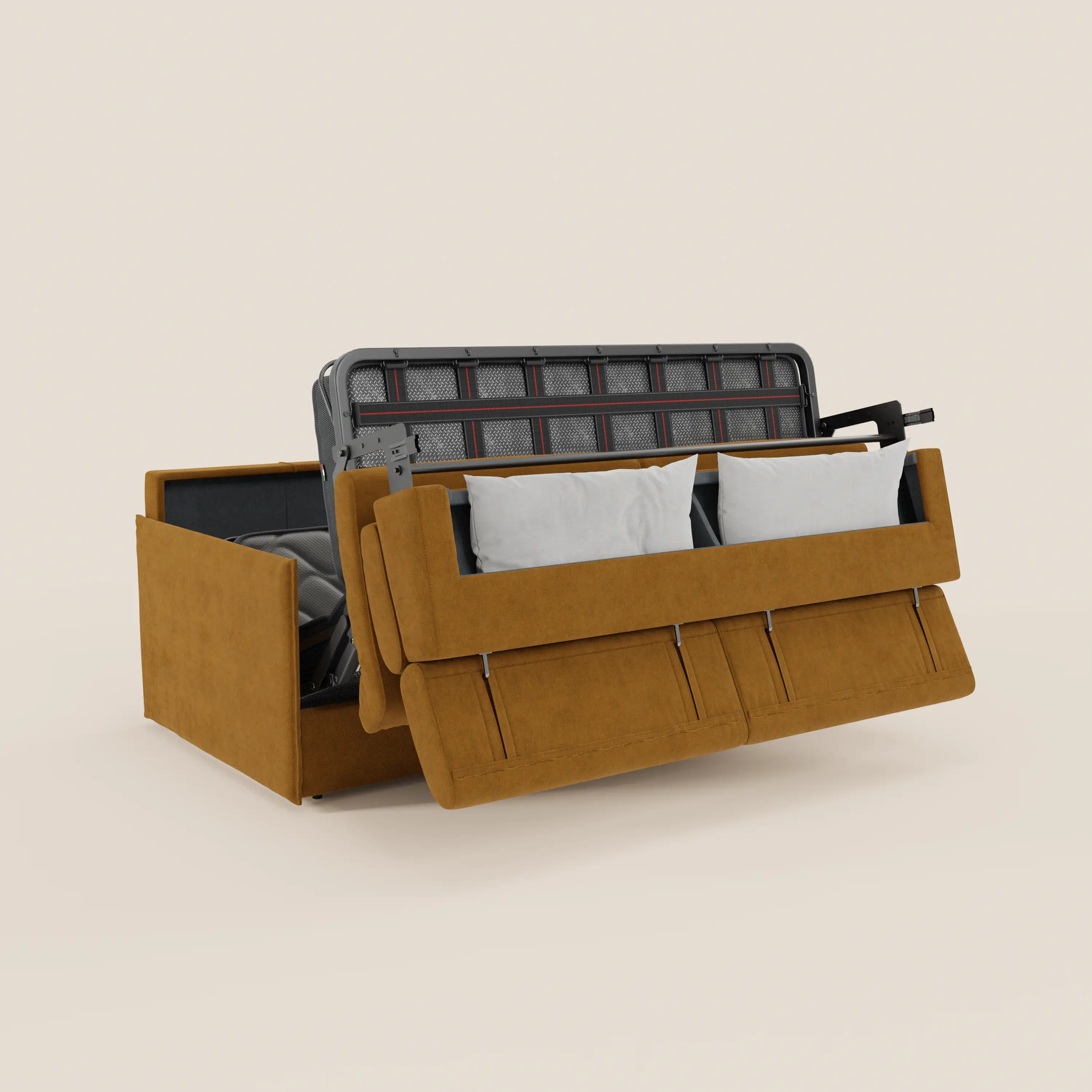 Miryam Canapé convertible avec têtières inclinables et confort maximal - design compact en tissu doux détachable T31 - Image 72
