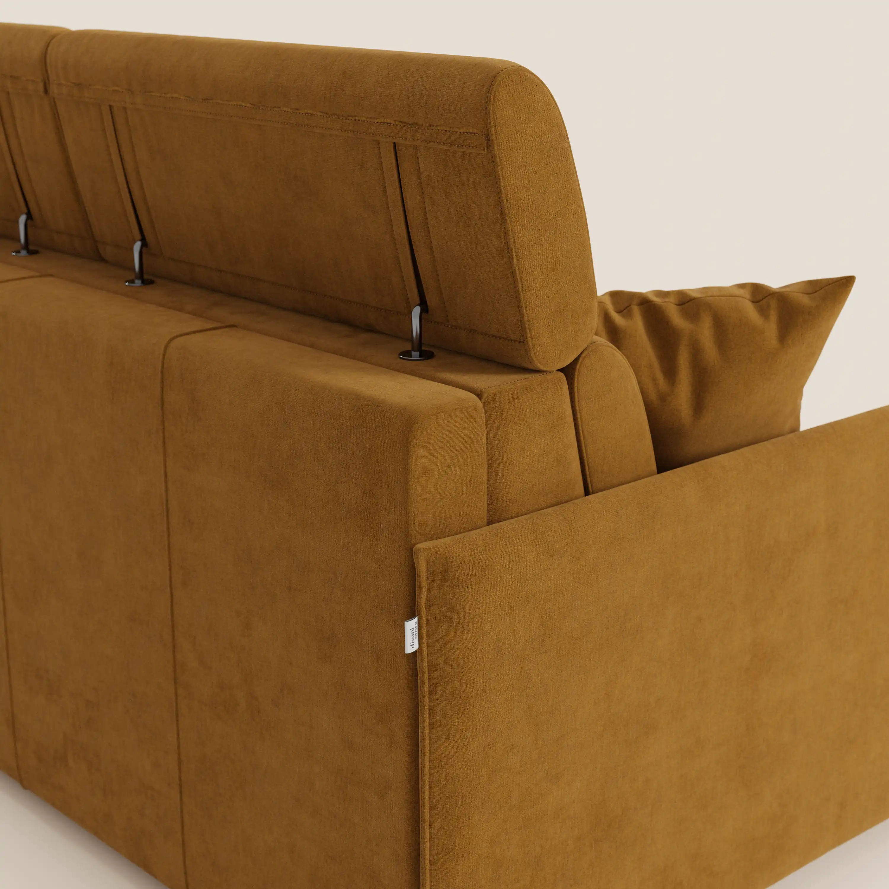 Miryam Canapé convertible avec têtières inclinables et confort maximal - design compact en tissu doux détachable T31 - Image 75