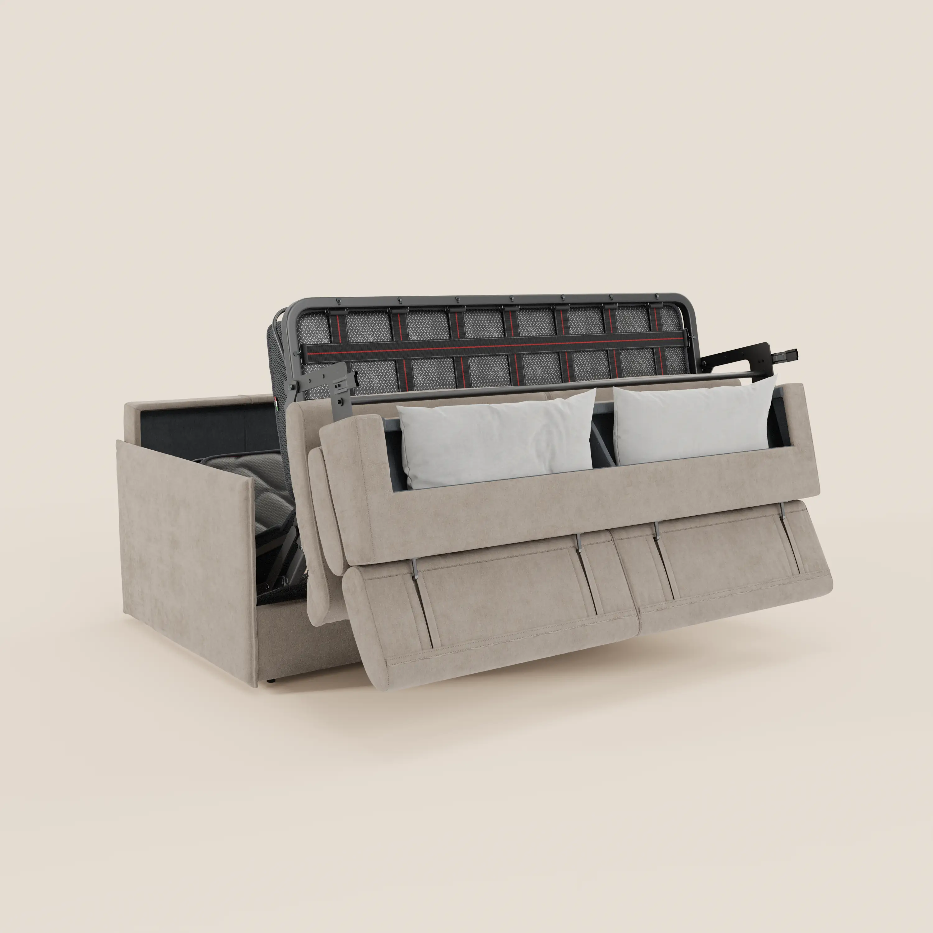 Miryam Canapé convertible avec têtières inclinables et confort maximal - design compact en tissu doux détachable T31 - Image 85