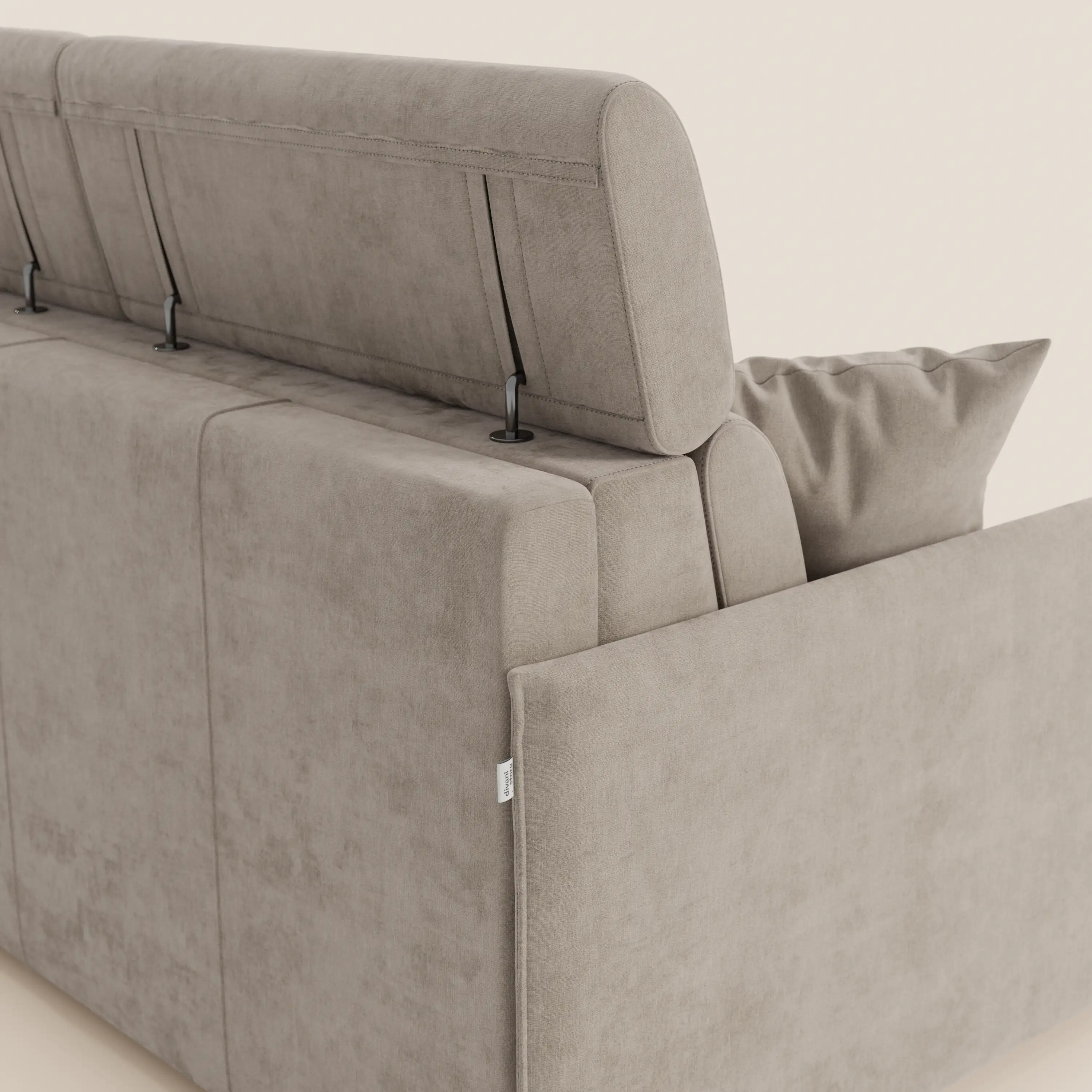 Miryam Canapé convertible avec têtières inclinables et confort maximal - design compact en tissu doux détachable T31 - Image 88