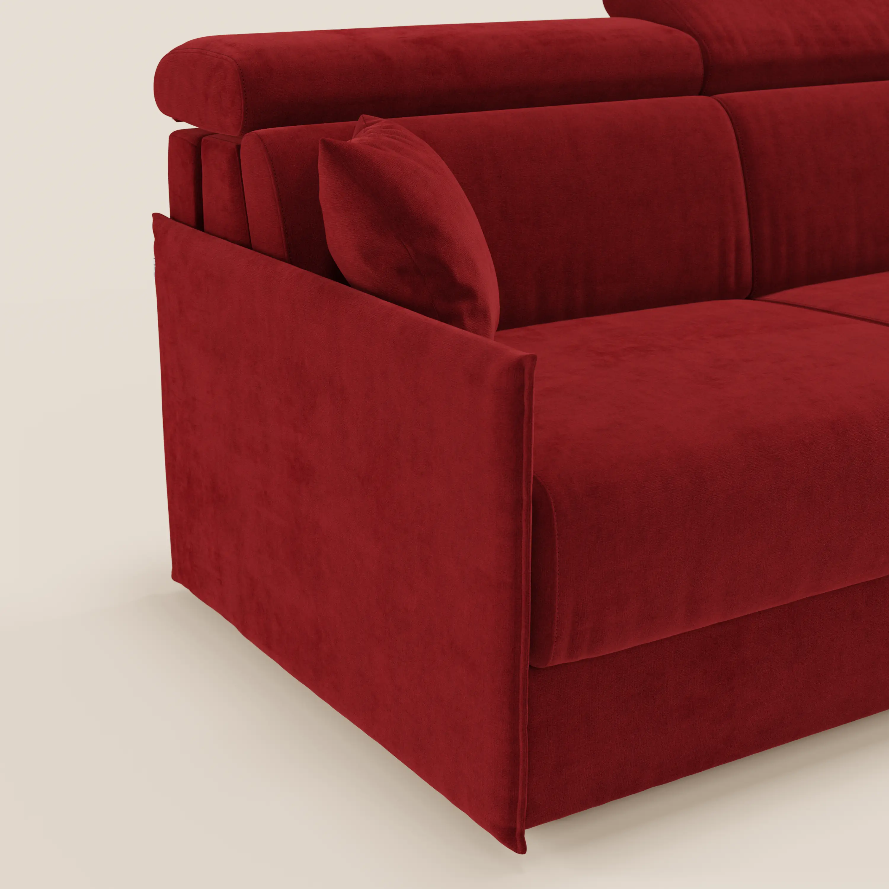 Miryam Canapé convertible avec têtières inclinables et confort maximal - design compact en tissu doux détachable T31 - Image 97
