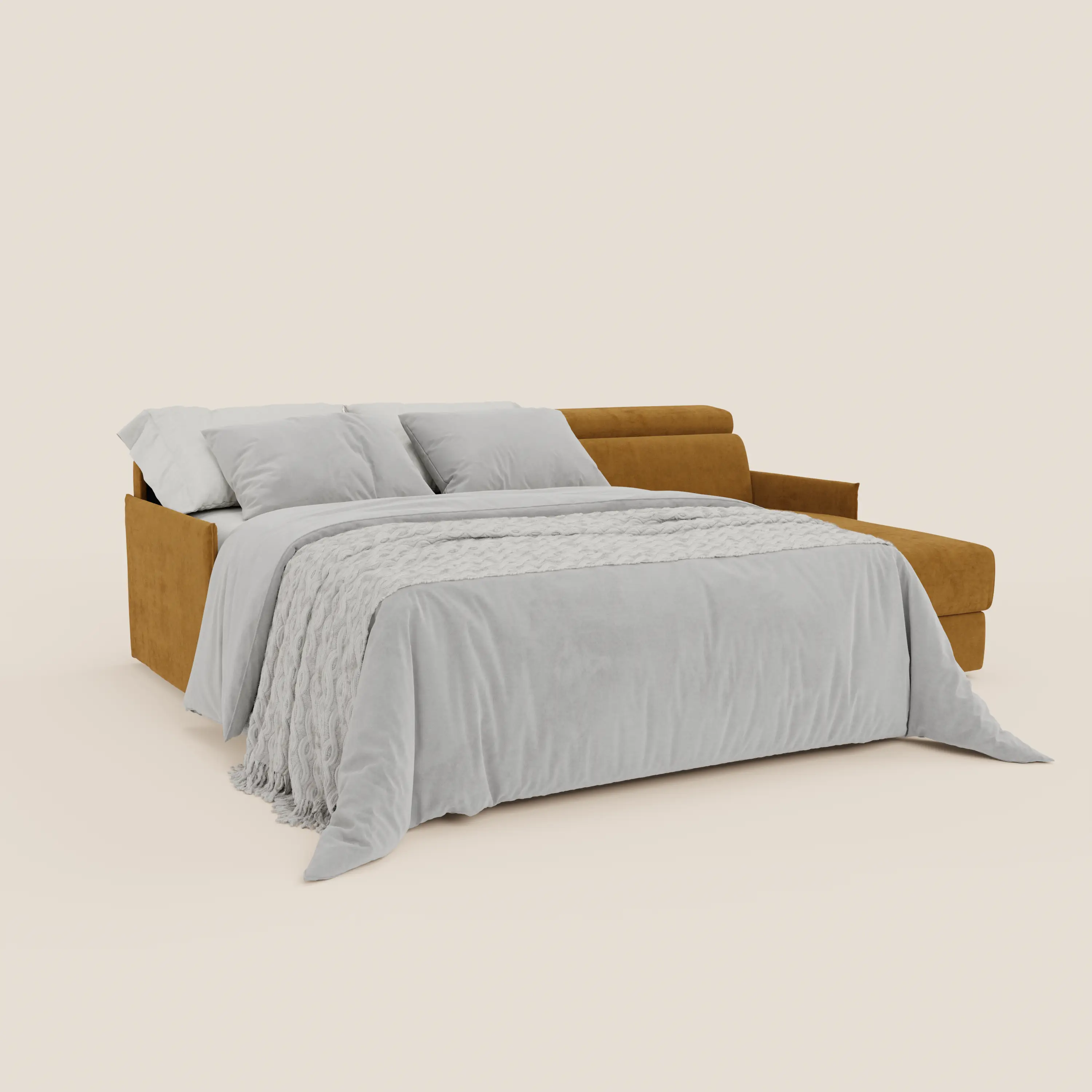 Miryam canapé convertible d'angle compact - têtières inclinables et méridienne coffre en tissu détachable T31 - Image 118