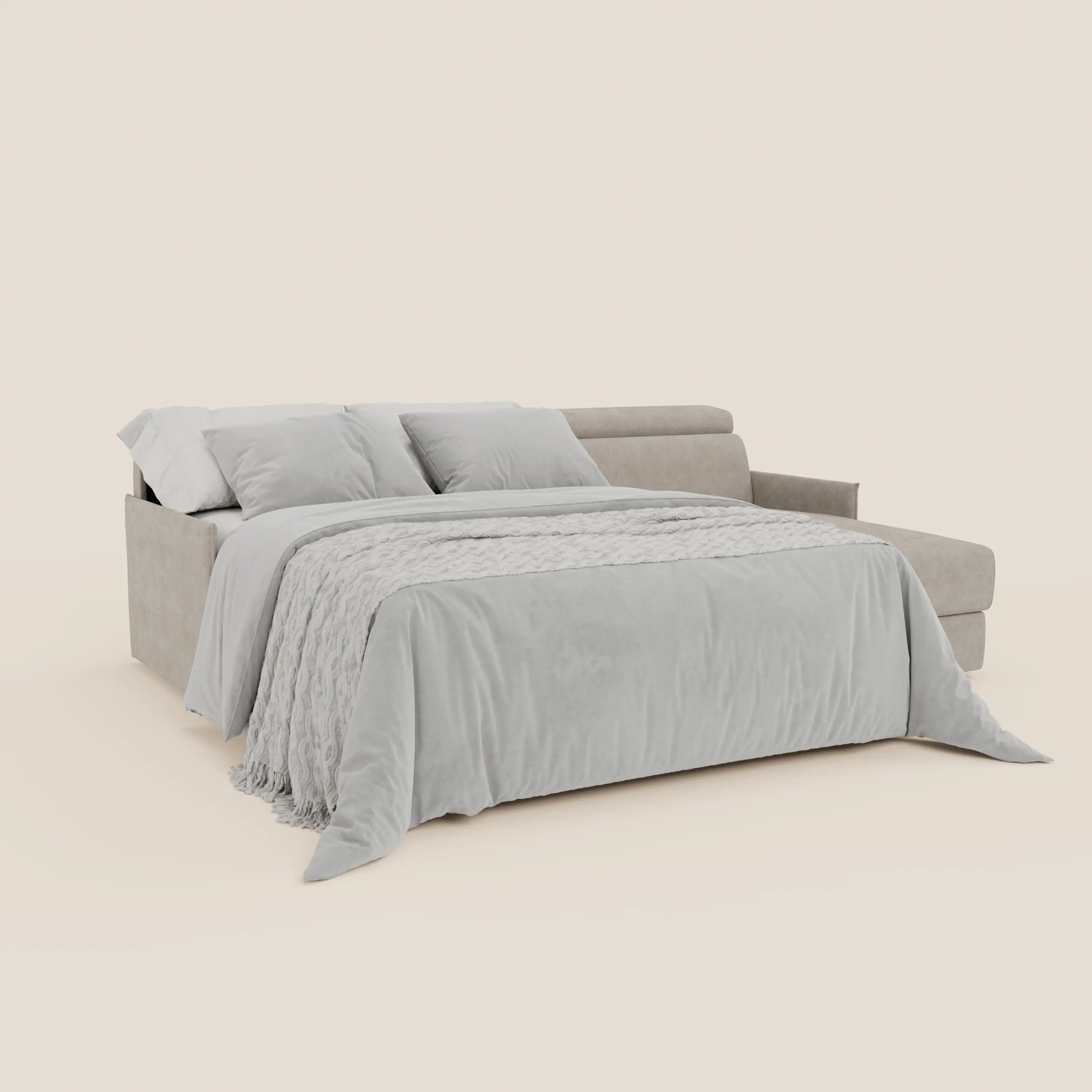 Miryam canapé convertible d'angle compact - têtières inclinables et méridienne coffre en tissu détachable T31 - Image 22