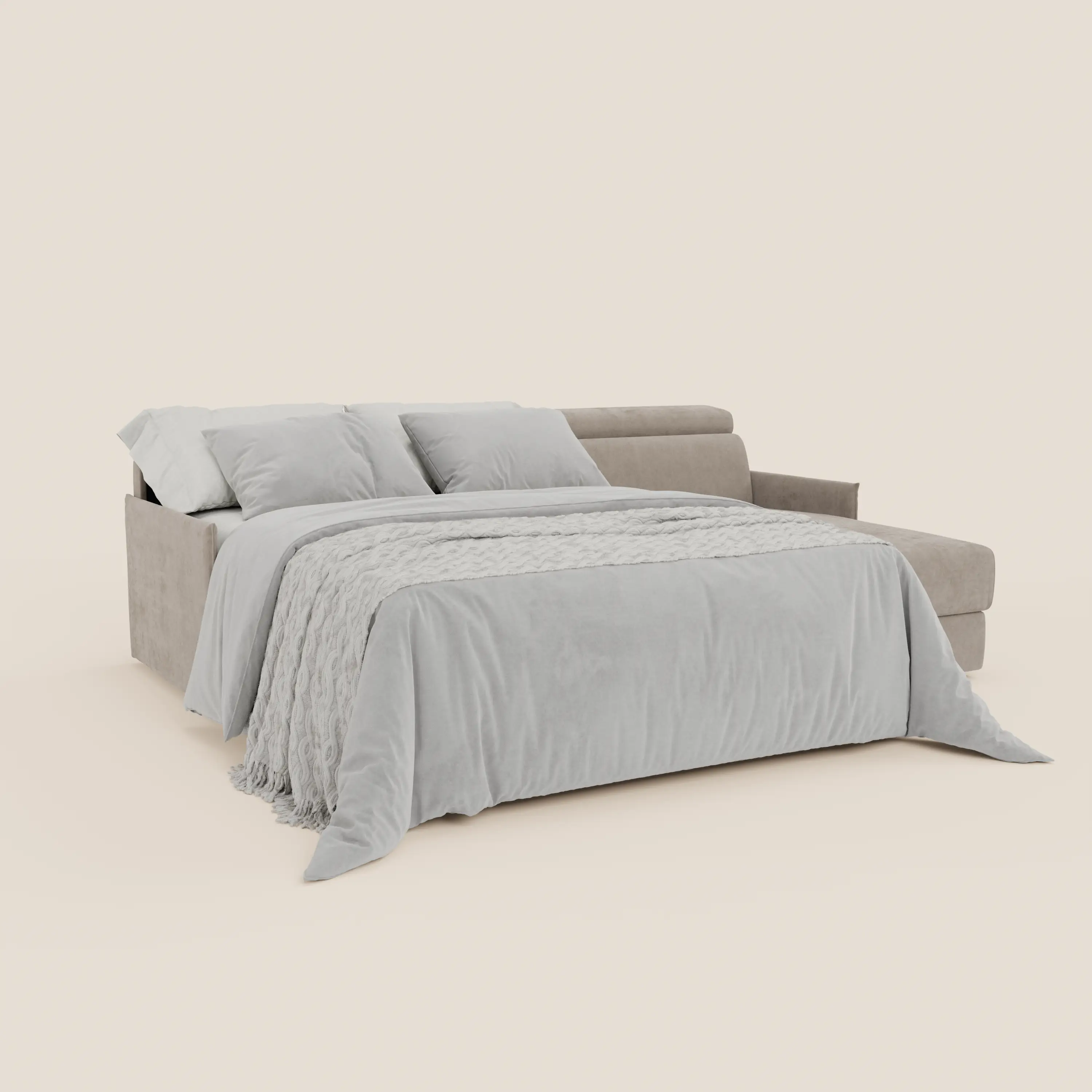 Miryam canapé convertible d'angle compact - têtières inclinables et méridienne coffre en tissu détachable T31 - Image 70