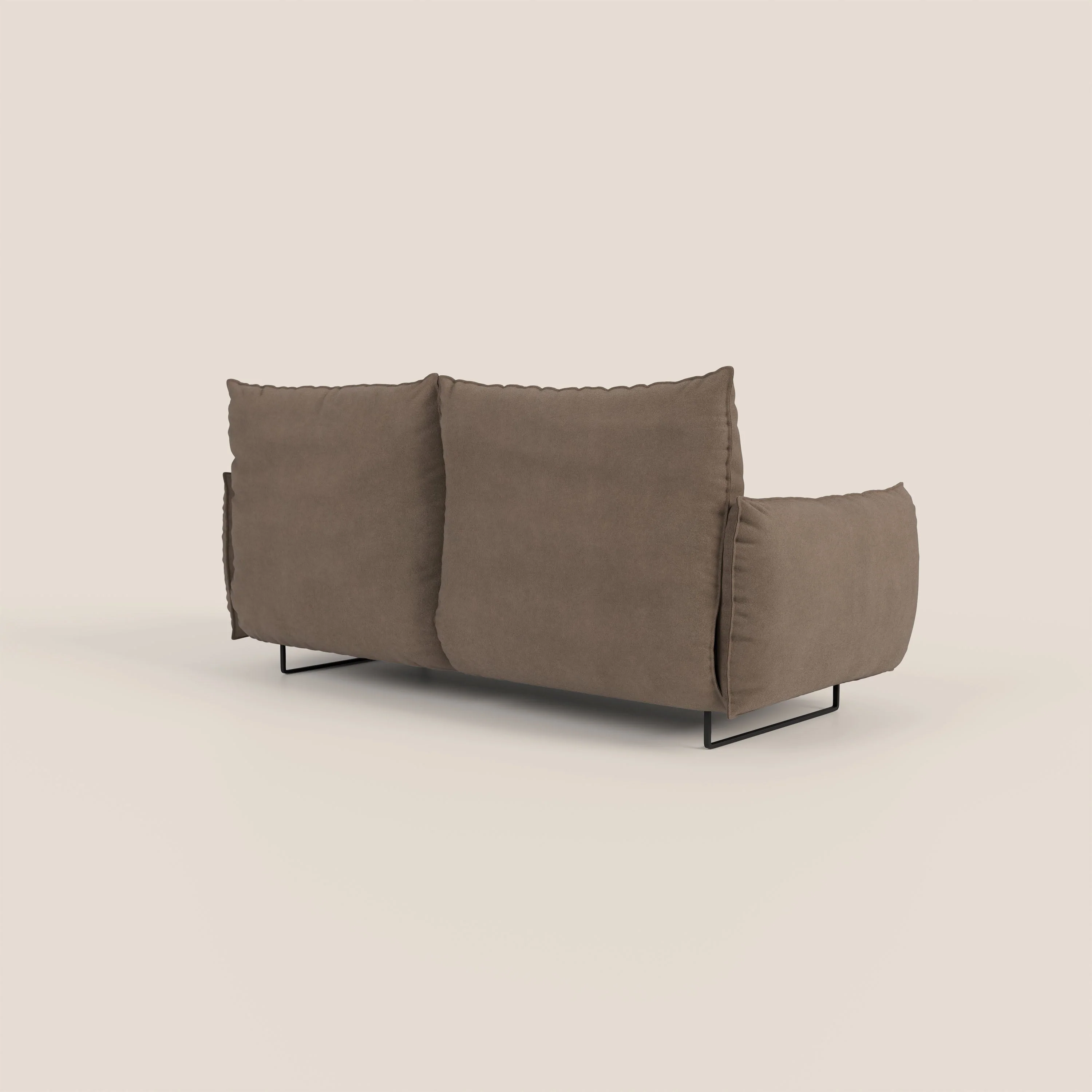 Monamour canapé au design moderne avec option relax électrique en microfibre détachable imperméable T11 marron - Image 5