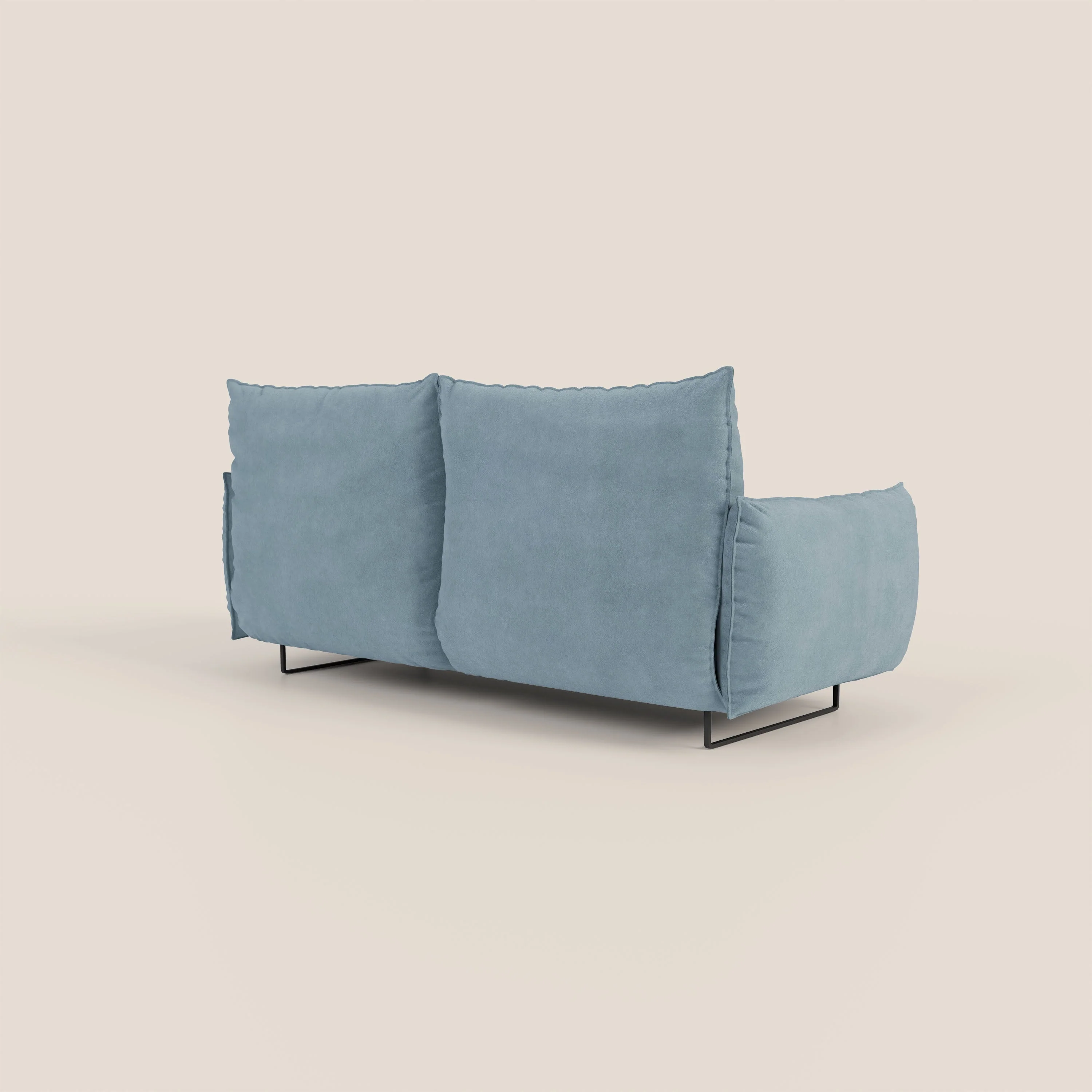 Monamour canapé au design moderne avec option relax électrique en microfibre détachable imperméable T11 sucre glace - Image 5