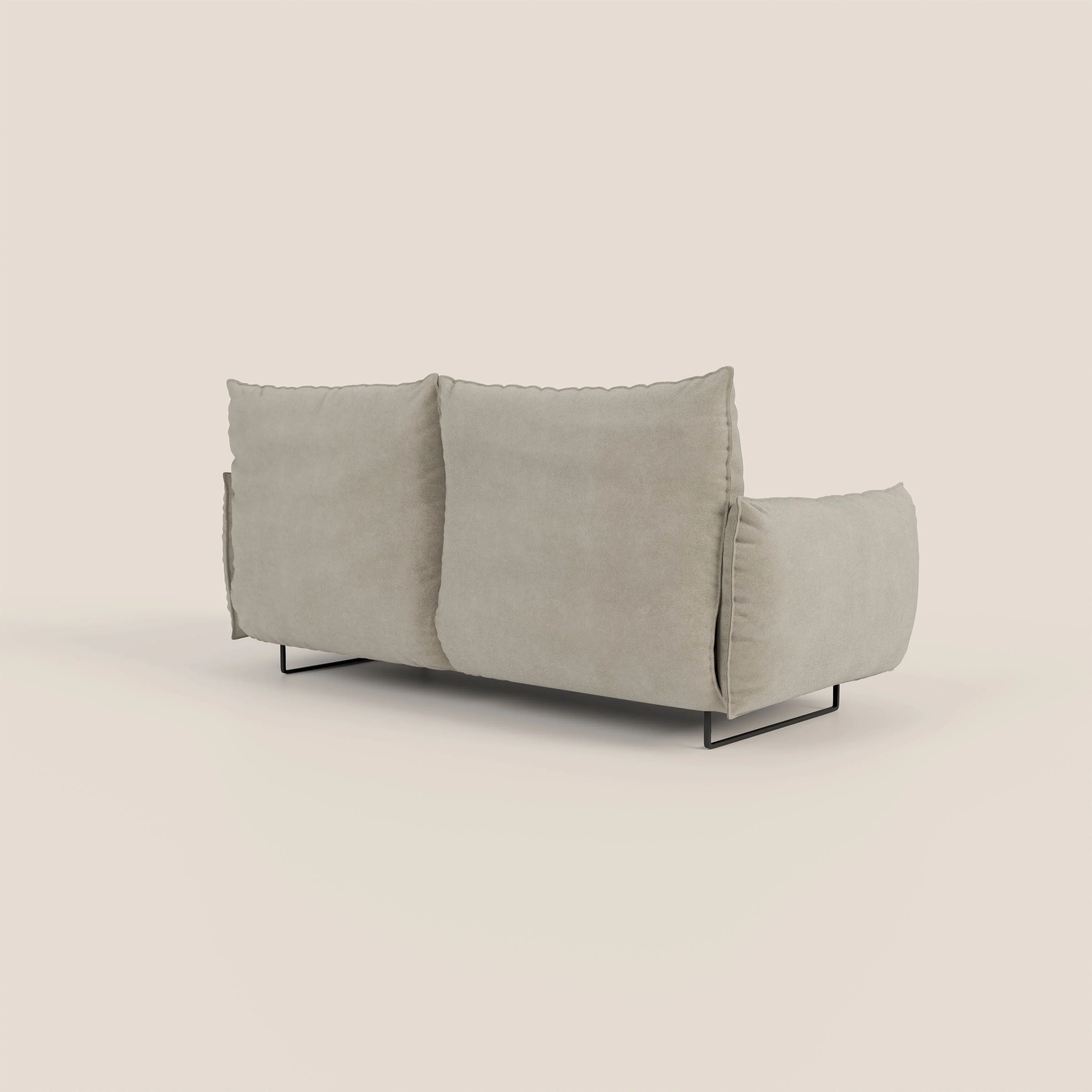 Monamour canapé au design moderne avec option relax électrique en microfibre détachable imperméable T11 Taupe tortora - Image 5