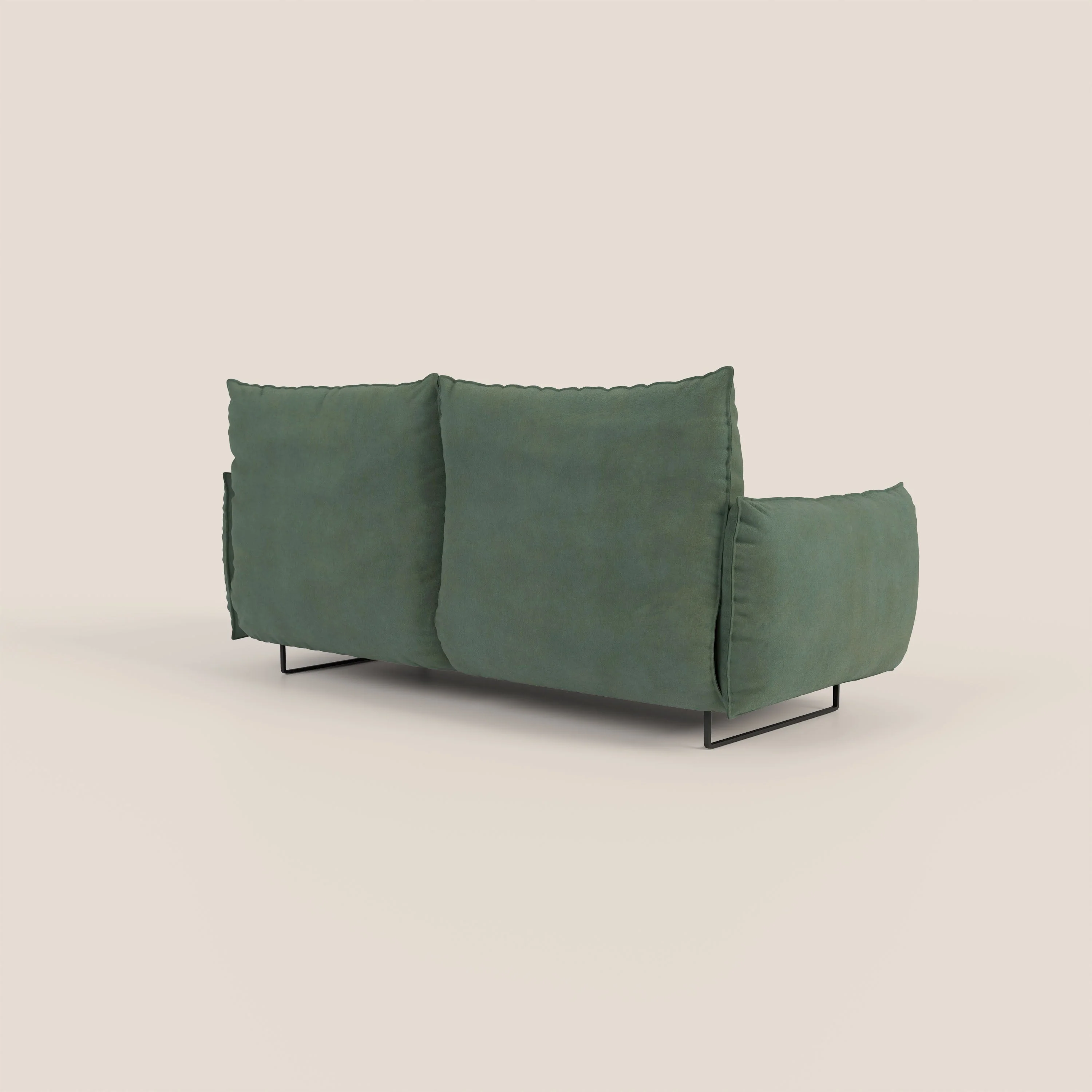 Monamour canapé au design moderne avec option relax électrique en microfibre détachable imperméable T11 vert - Image 5