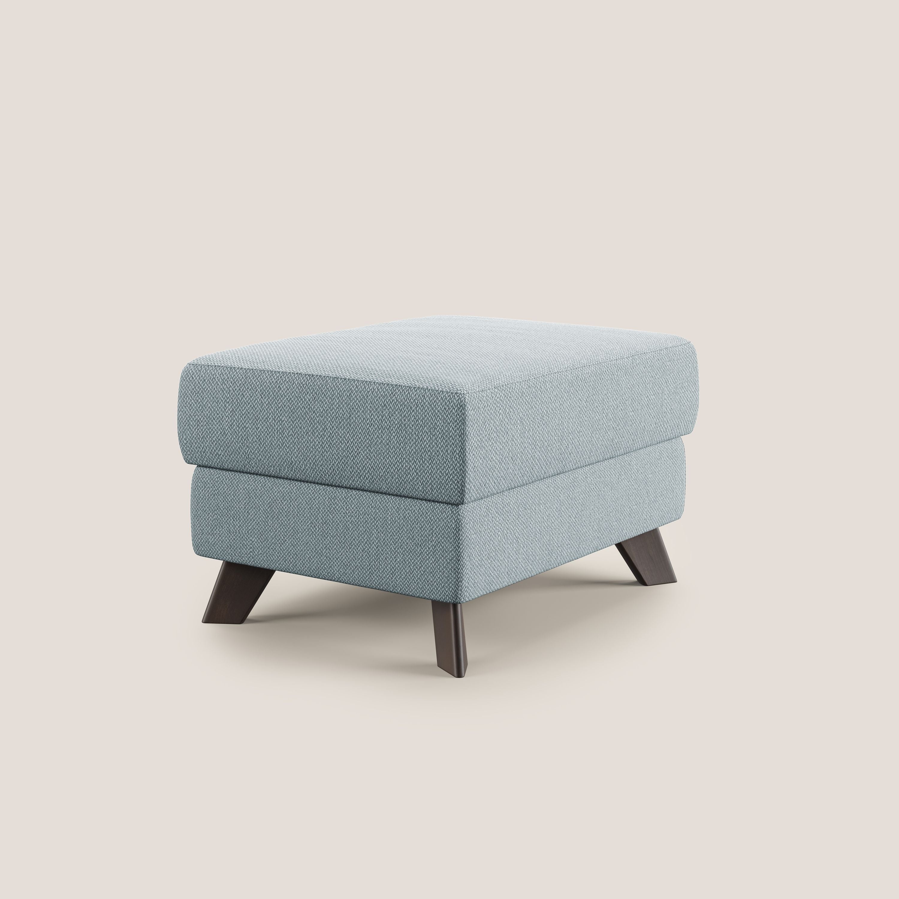 Moon Pouf coffre aux pieds hauts en tissu détachable avec l'eau T05 sucre glace - Image 3