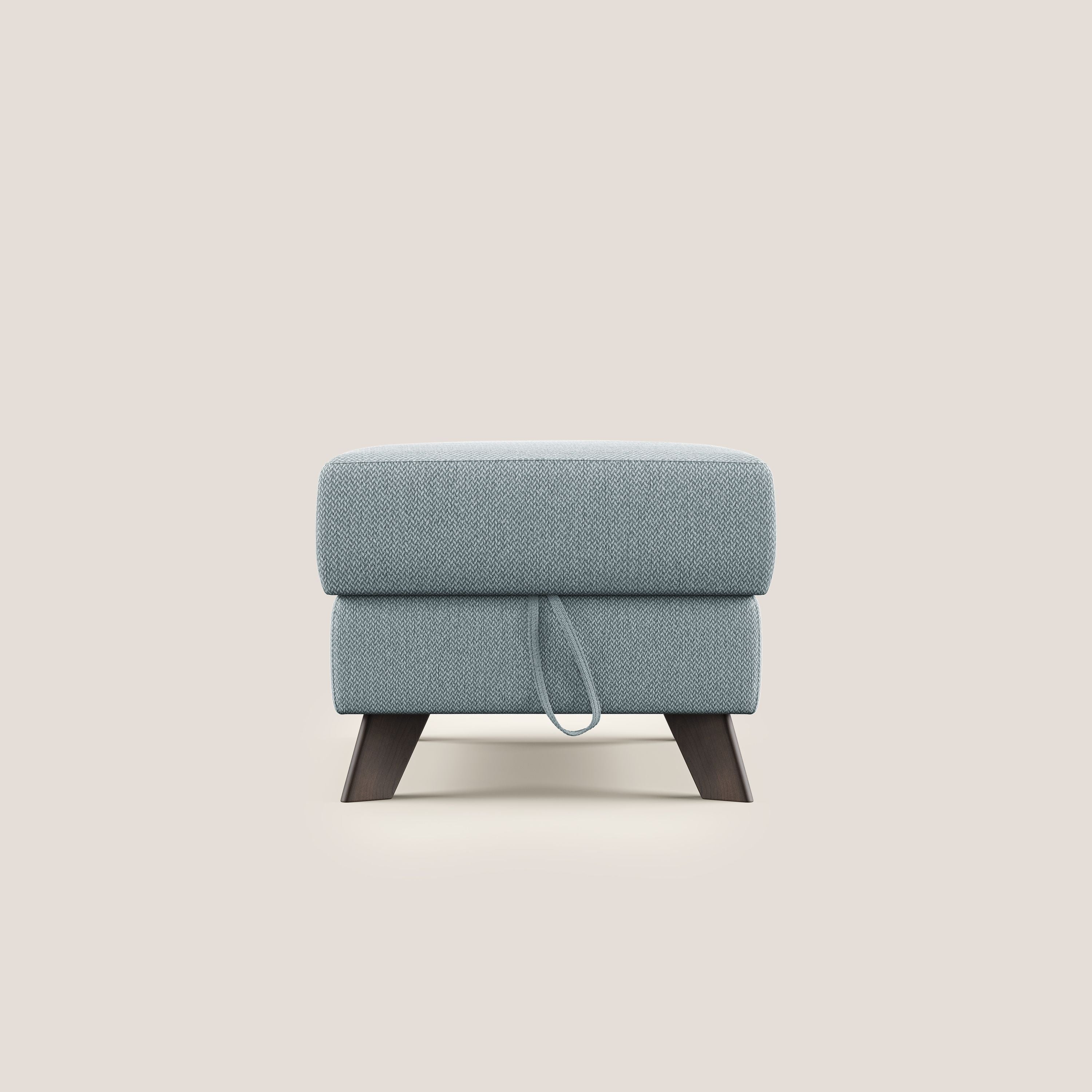 Moon Pouf coffre aux pieds hauts en tissu détachable avec l'eau T05 sucre glace - Image 7