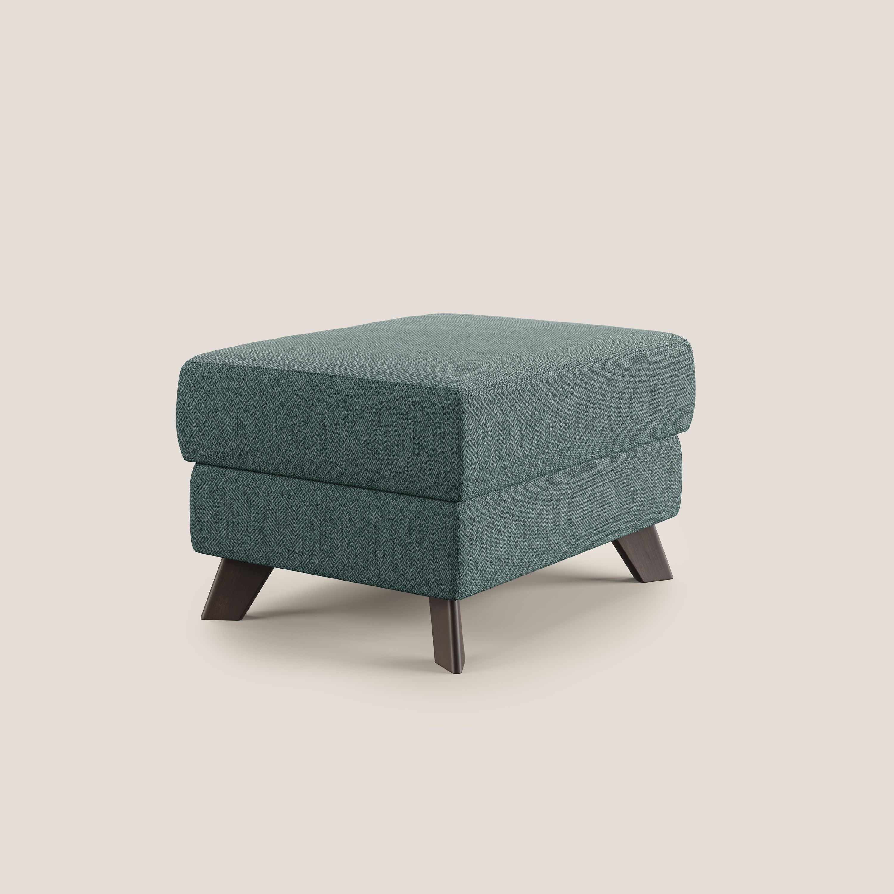 Moon Pouf coffre aux pieds hauts en tissu détachable avec l'eau T05 vert - Image 3