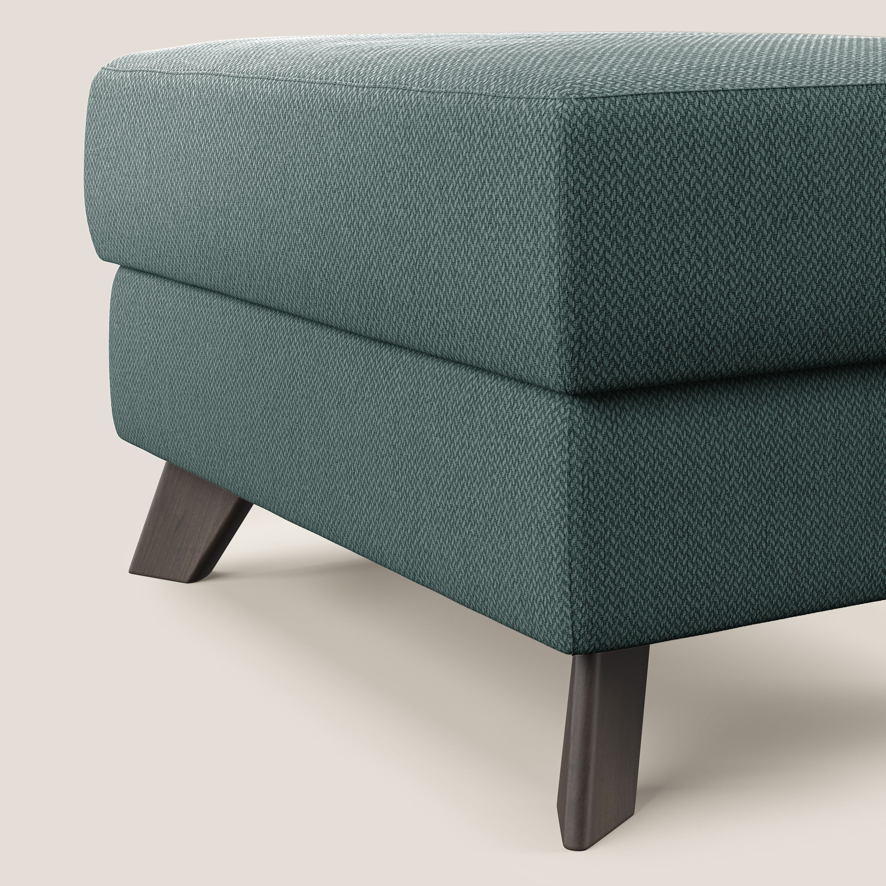 Moon Pouf coffre aux pieds hauts en tissu détachable avec l'eau T05 vert - Image 4