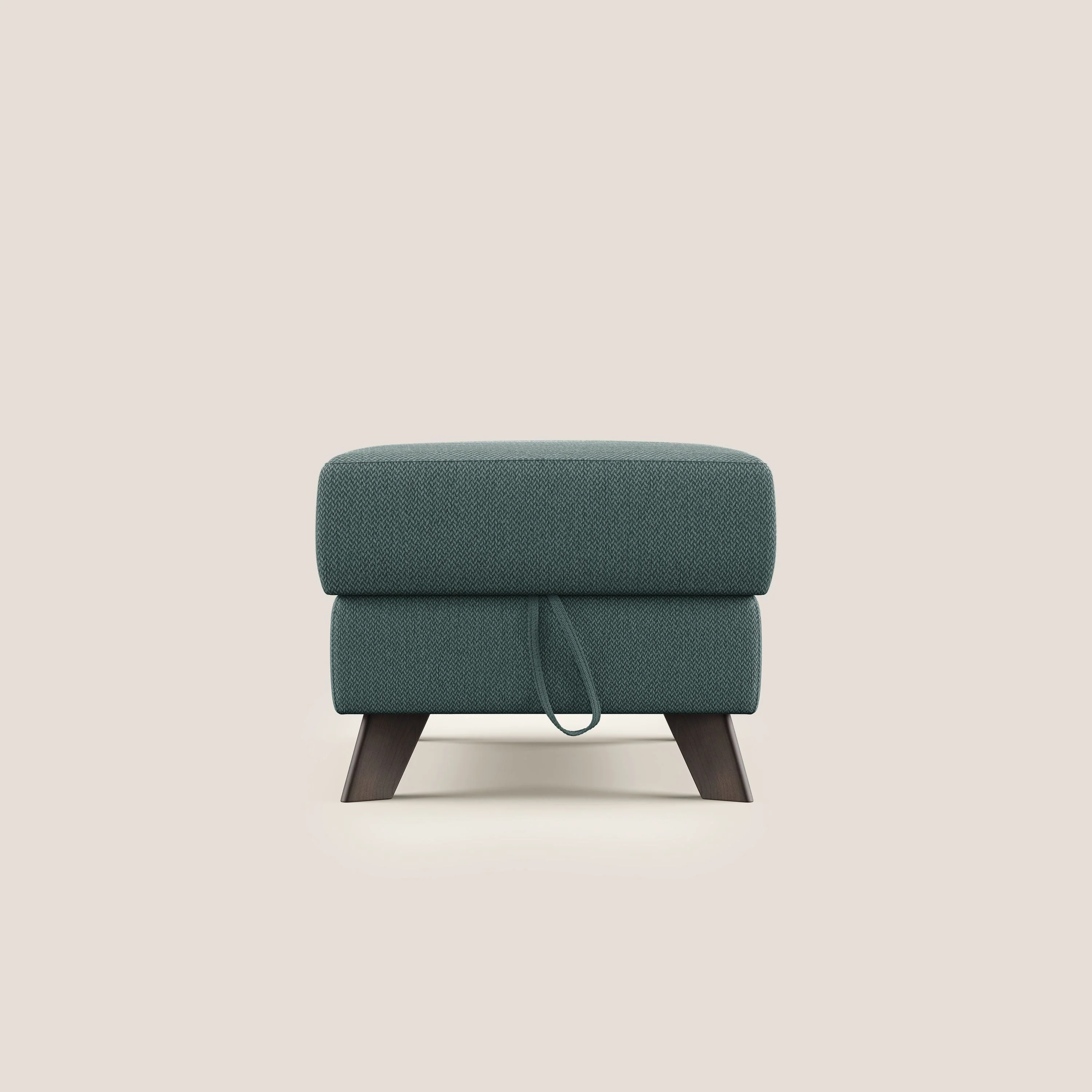 Moon Pouf coffre aux pieds hauts en tissu détachable avec l'eau T05 vert - Image 7