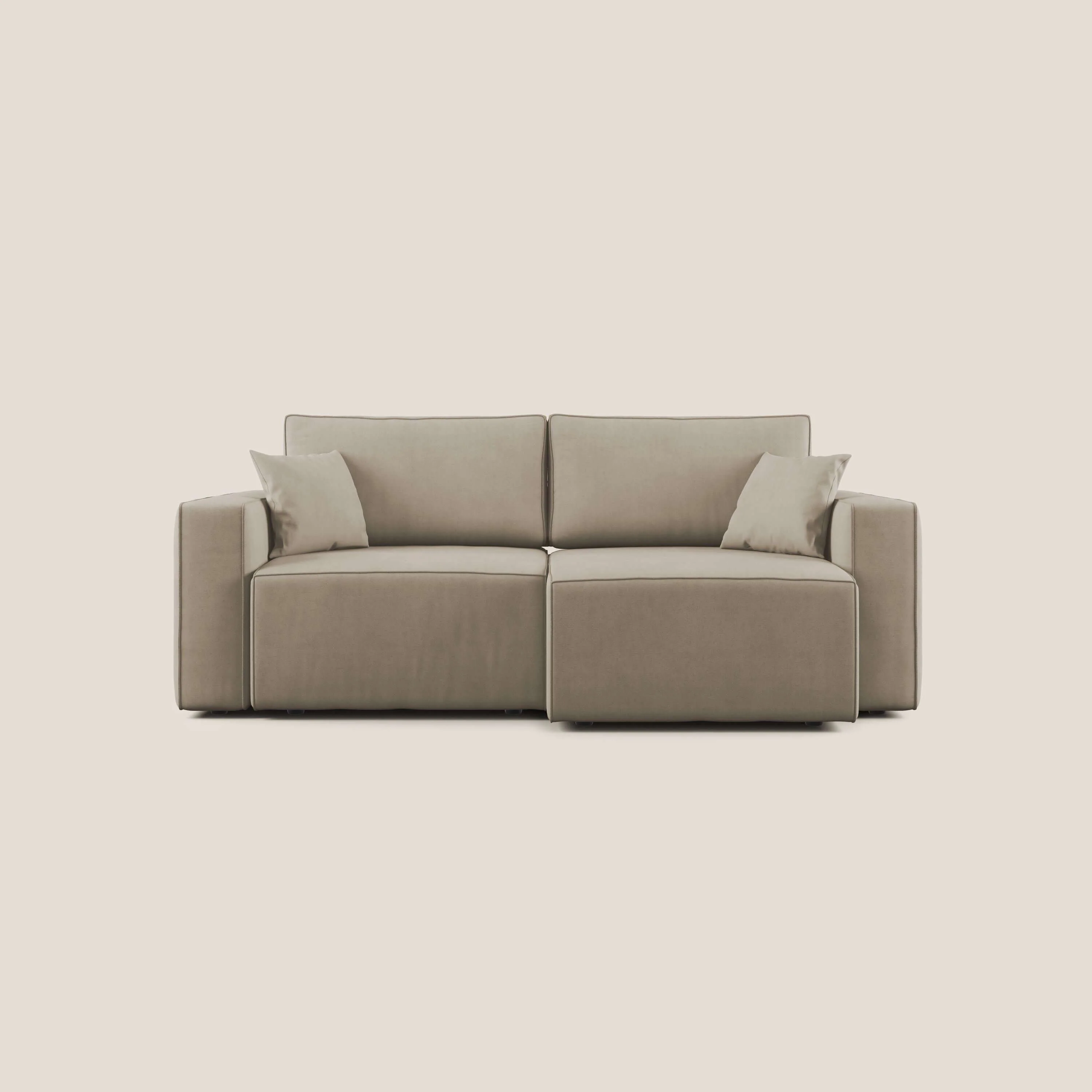 Morfeo canapé avec assise extractible en tissu imperméable T02 beige - Image 10