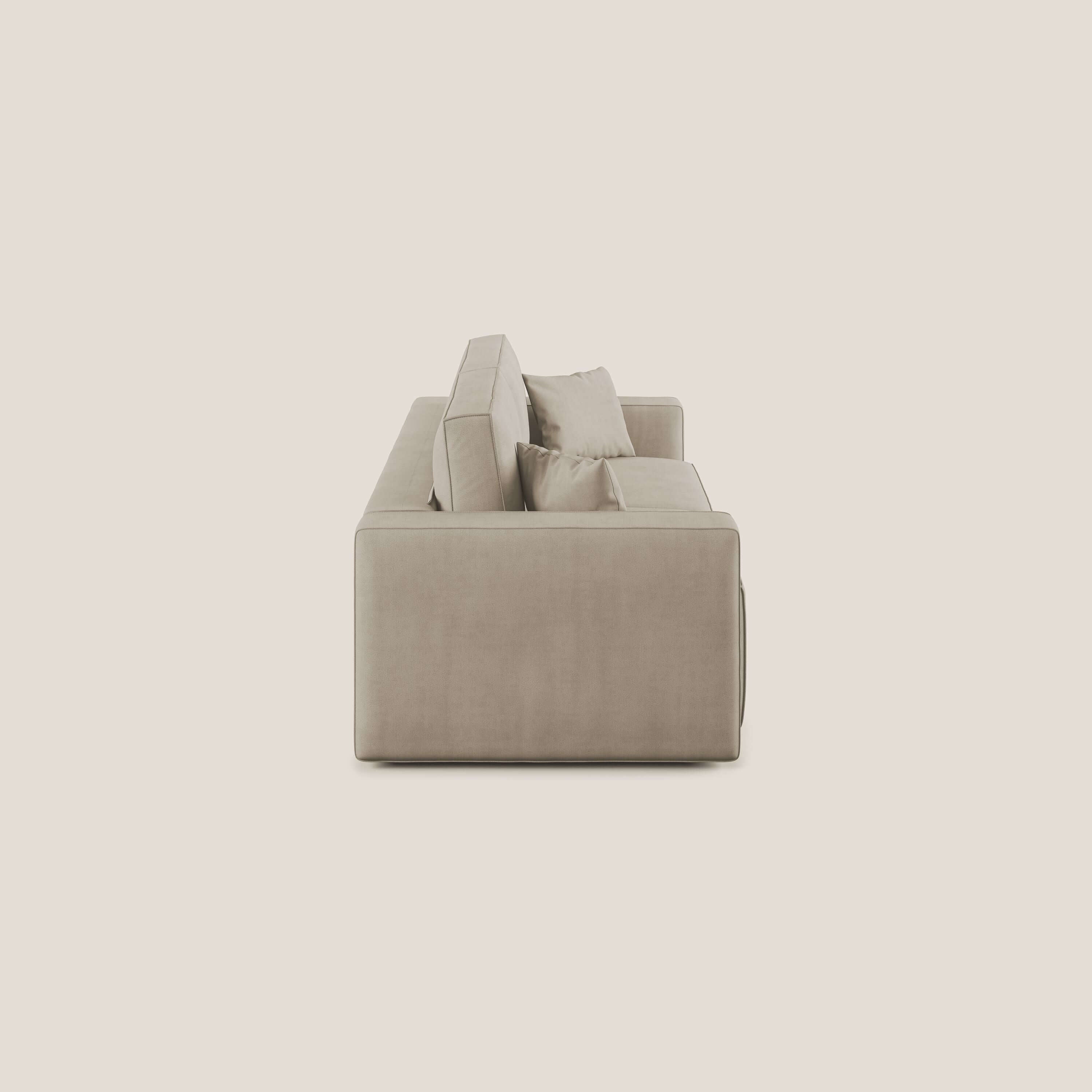 Morfeo canapé avec assise extractible en tissu imperméable T02 beige - Image 5