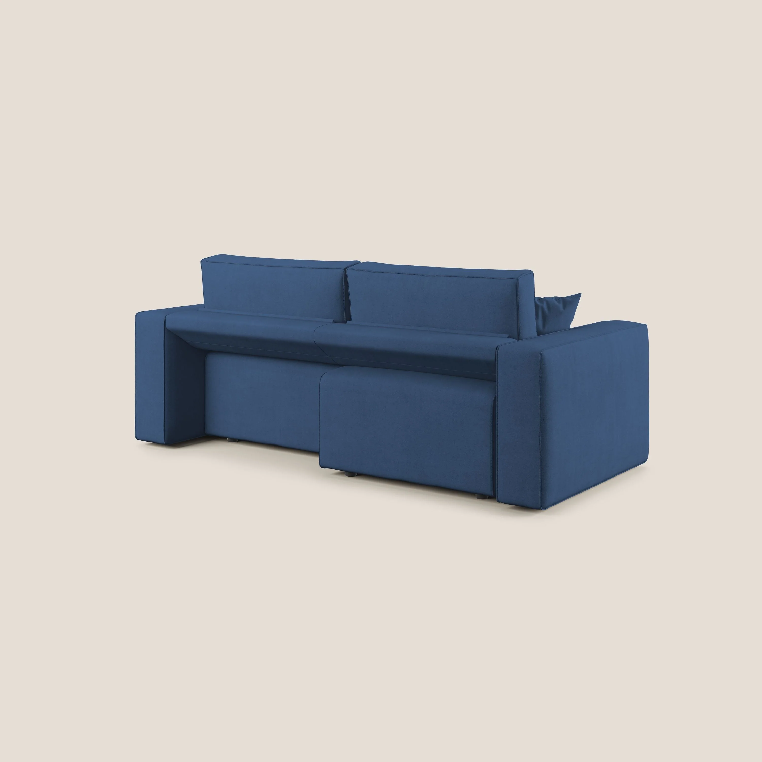 Morfeo canapé avec assise extractible en tissu imperméable T02 bleu - Image 12