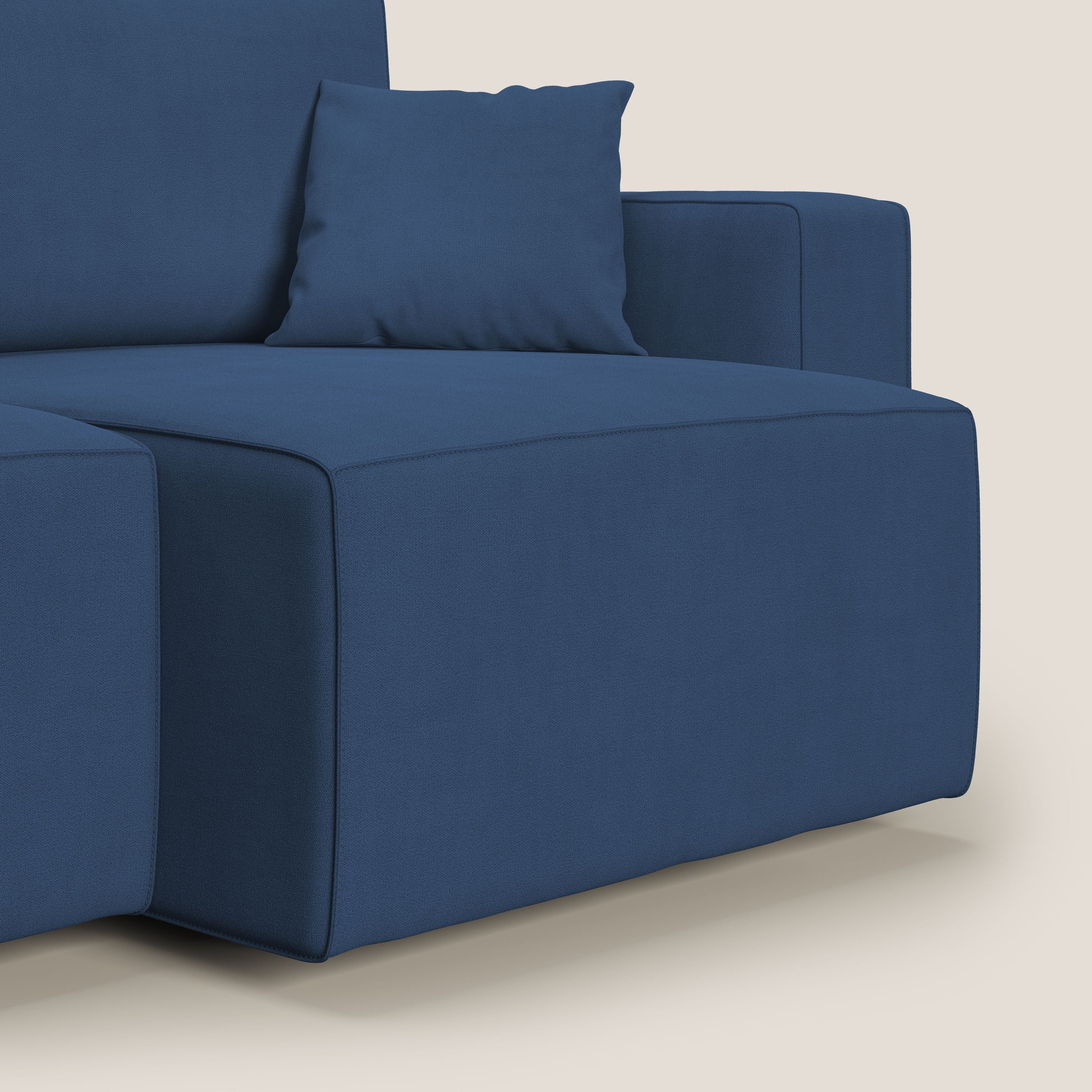 Morfeo canapé avec assise extractible en tissu imperméable T02 bleu - Image 13
