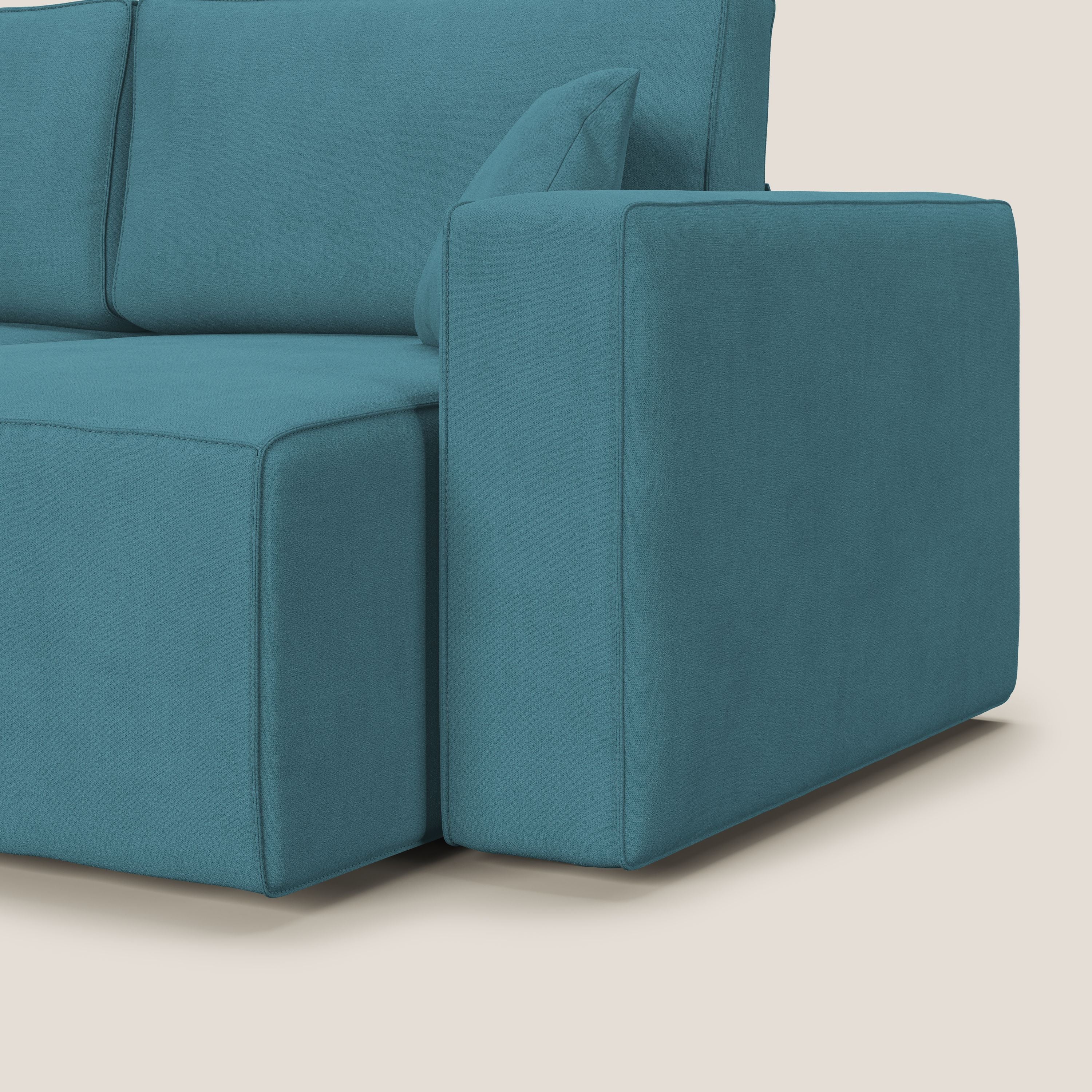Morfeo canapé avec assise extractible en tissu imperméable T02 bleu ciel - Image 14