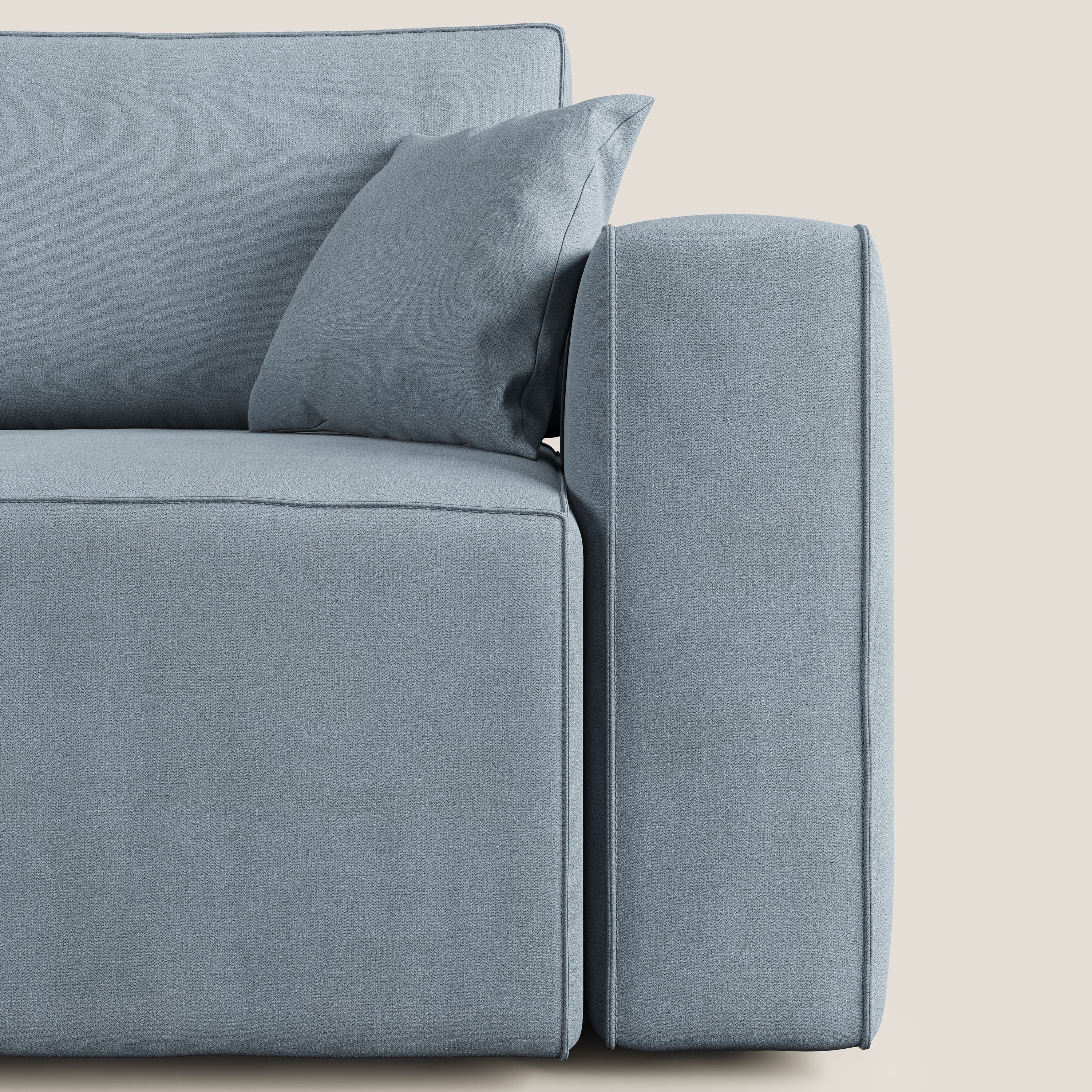 Morfeo canapé avec assise extractible en tissu imperméable T02 bleu pastel - Image 10