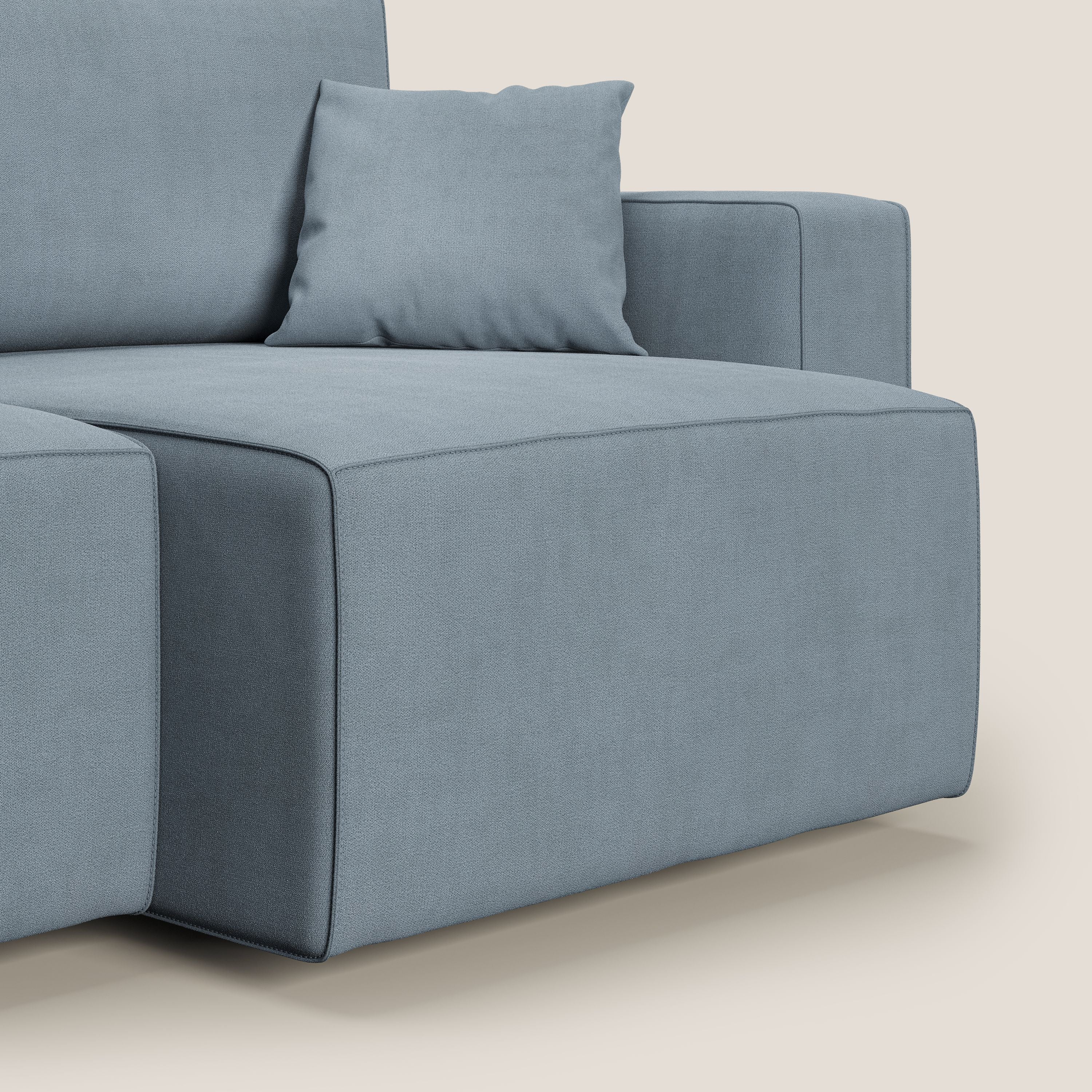 Morfeo canapé avec assise extractible en tissu imperméable T02 bleu pastel - Image 14