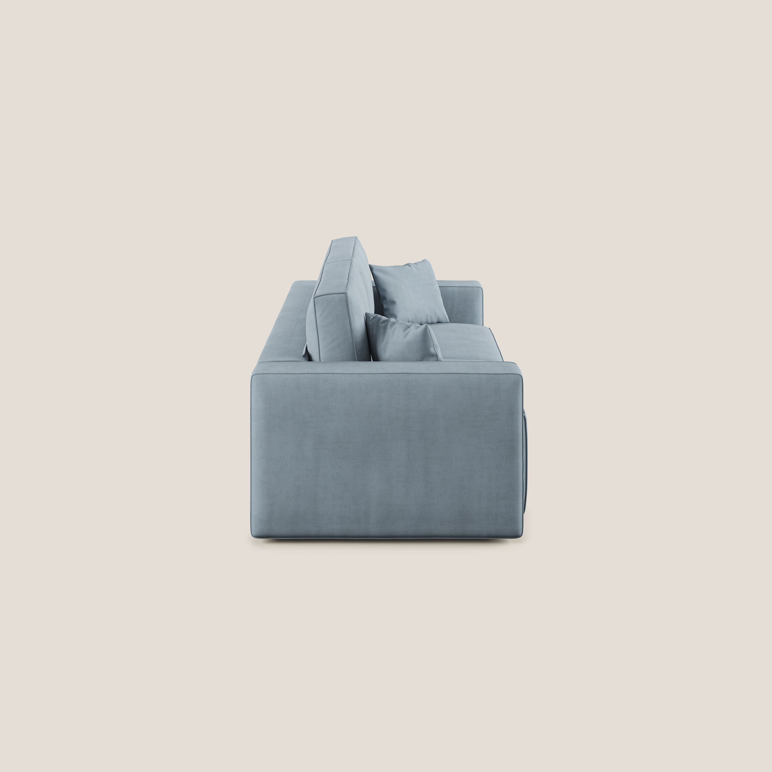 Morfeo canapé avec assise extractible en tissu imperméable T02 bleu pastel - Image 6