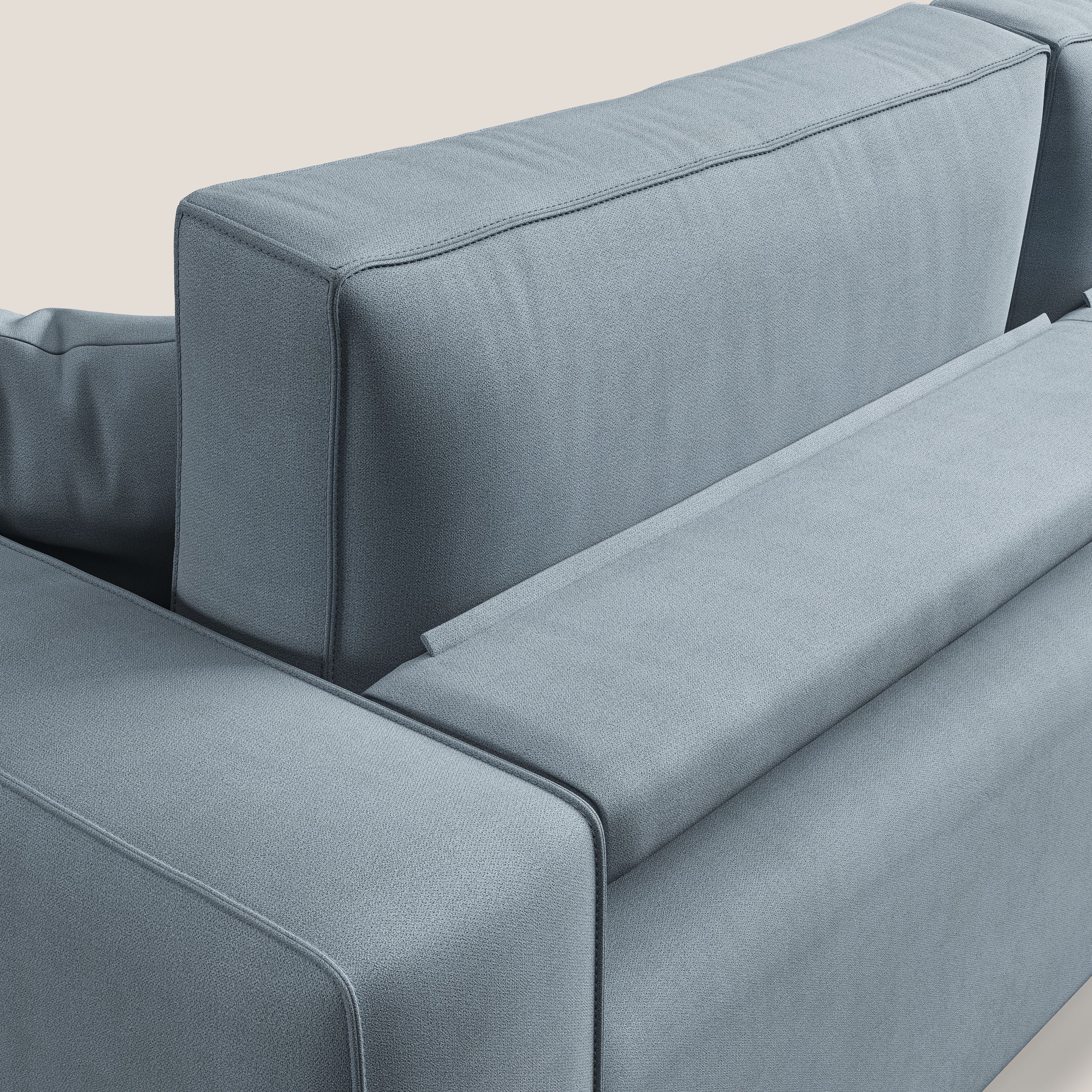 Morfeo canapé avec assise extractible en tissu imperméable T02 bleu pastel - Image 9