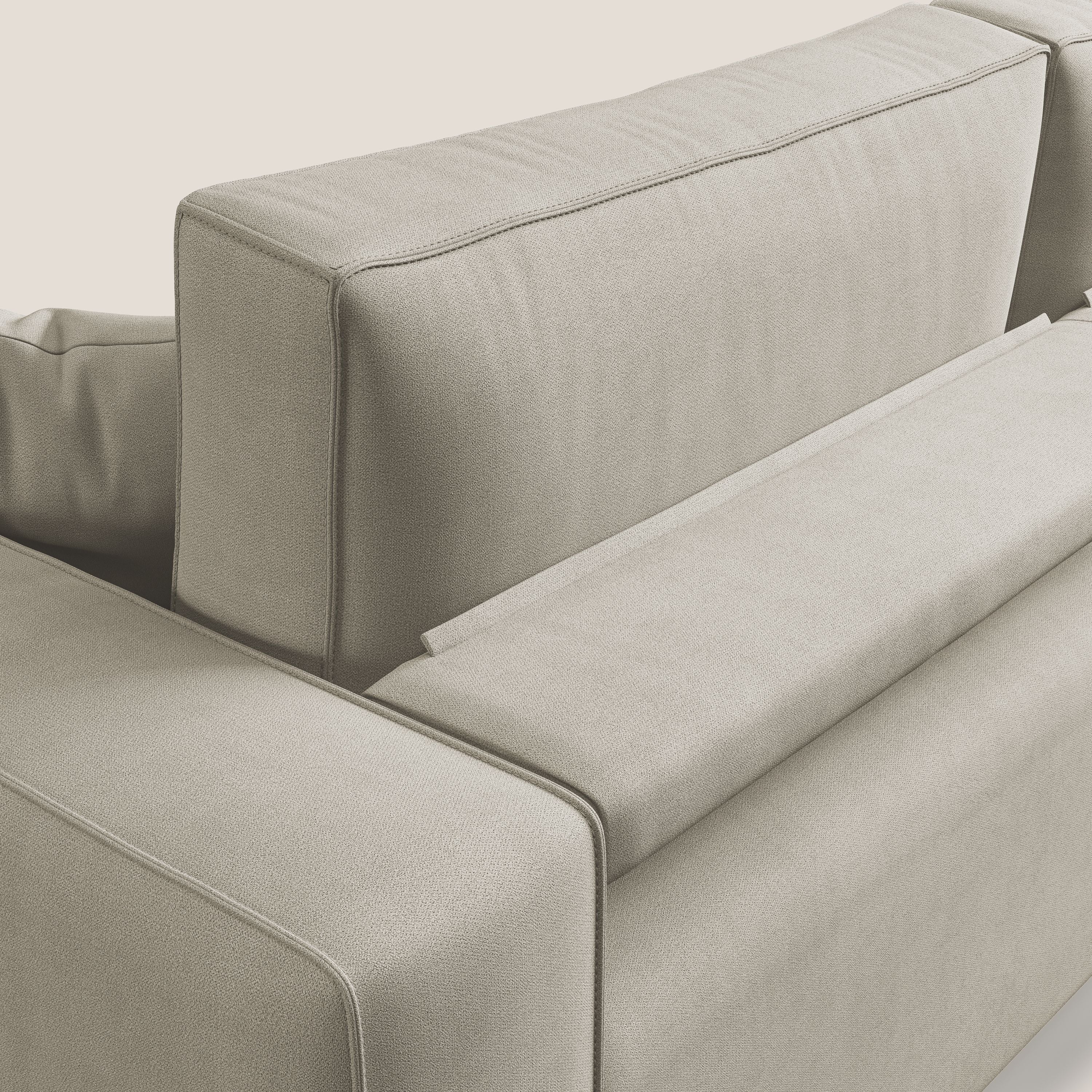 Morfeo canapé avec assise extractible en tissu imperméable T02 crème - Image 8