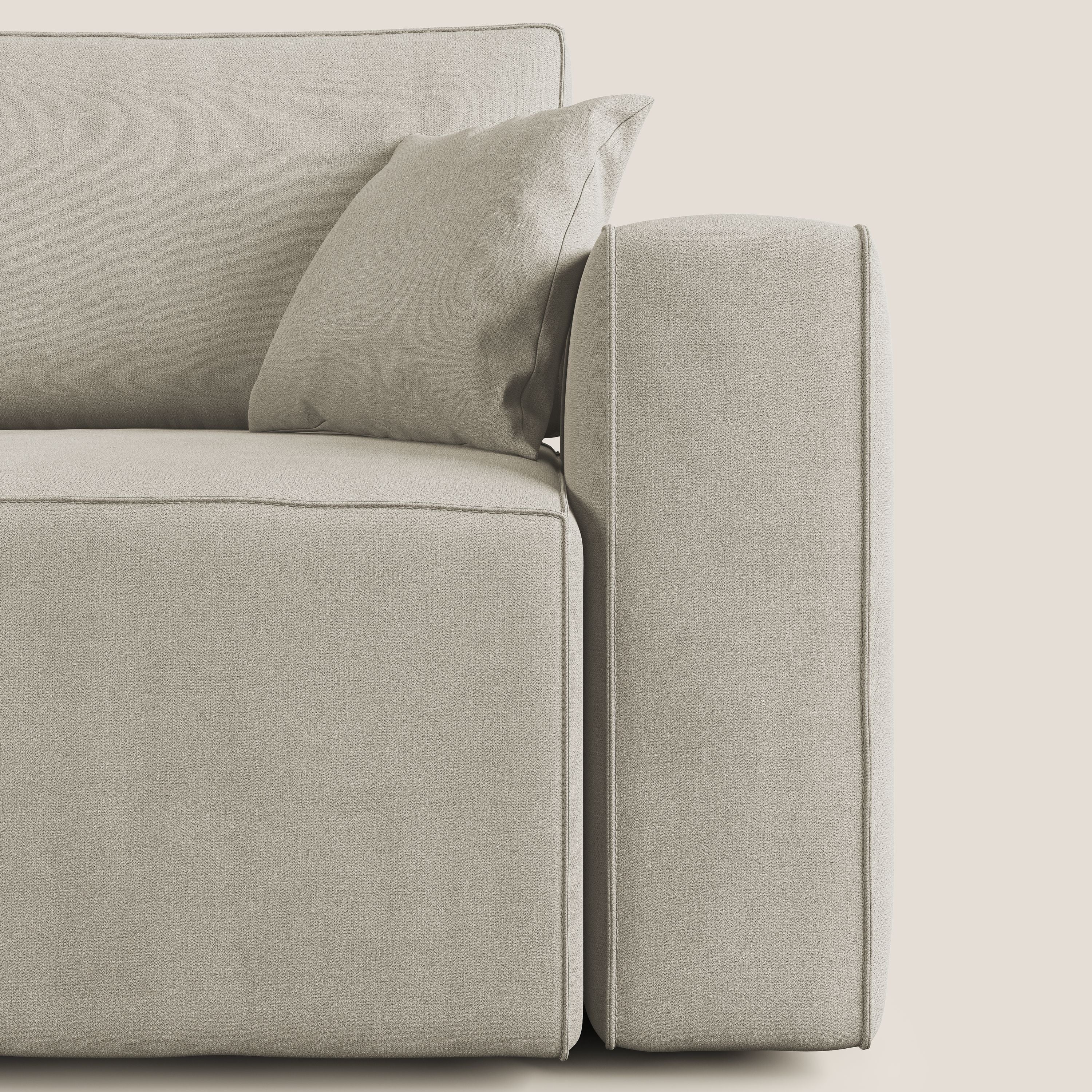 Morfeo canapé avec assise extractible en tissu imperméable T02 crème - Image 9