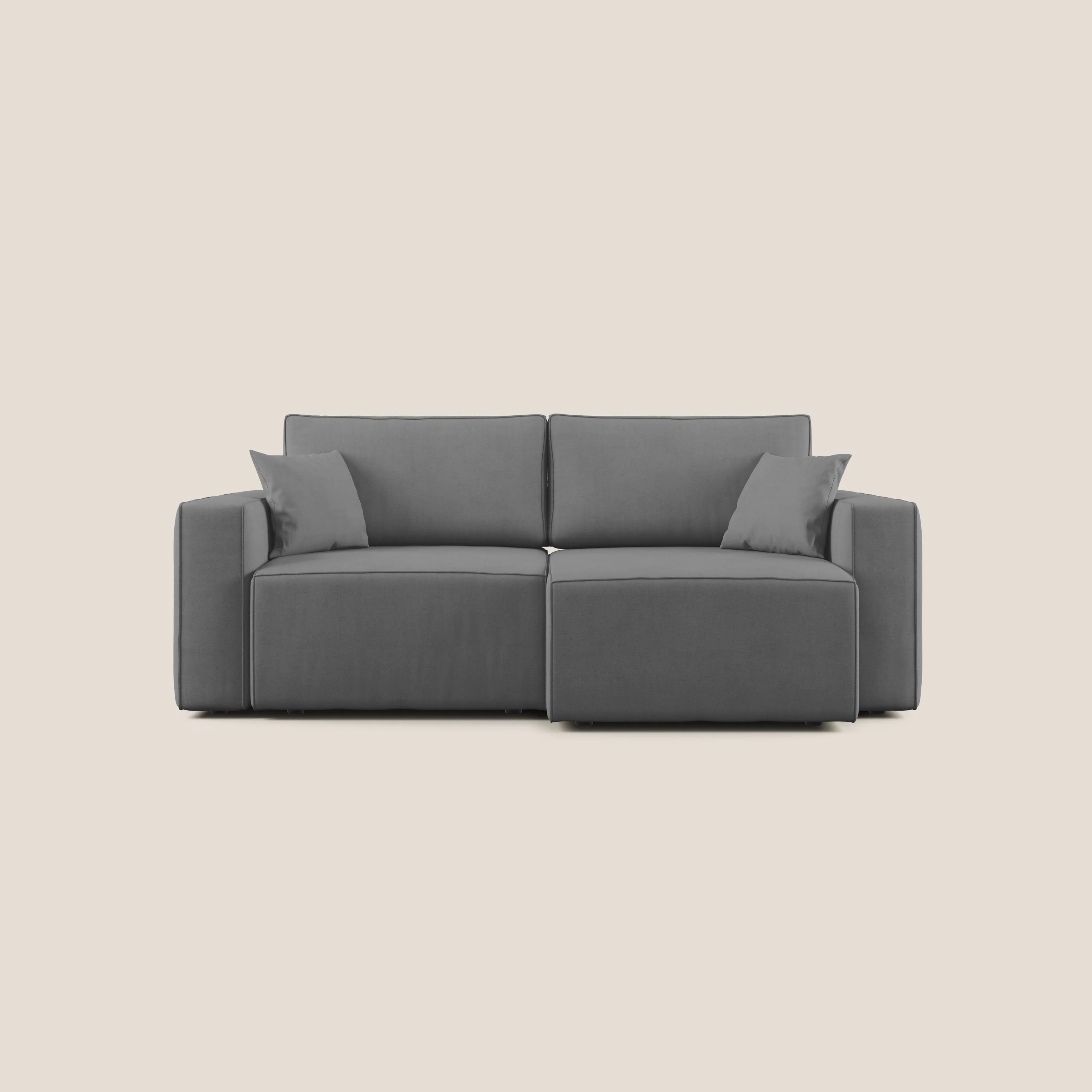 Morfeo canapé avec assise extractible en tissu imperméable T02 gris - Image 10