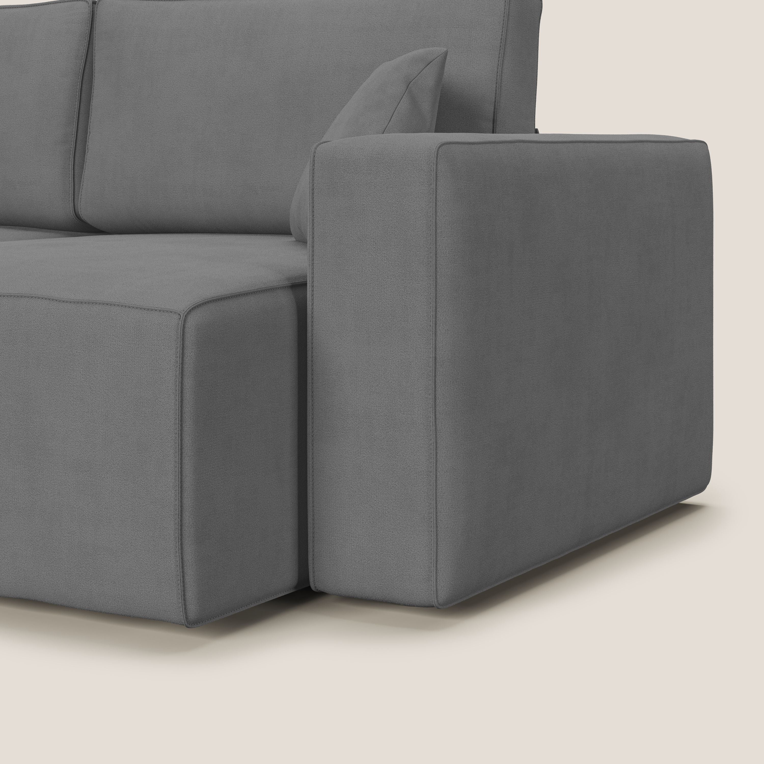 Morfeo canapé avec assise extractible en tissu imperméable T02 gris - Image 14