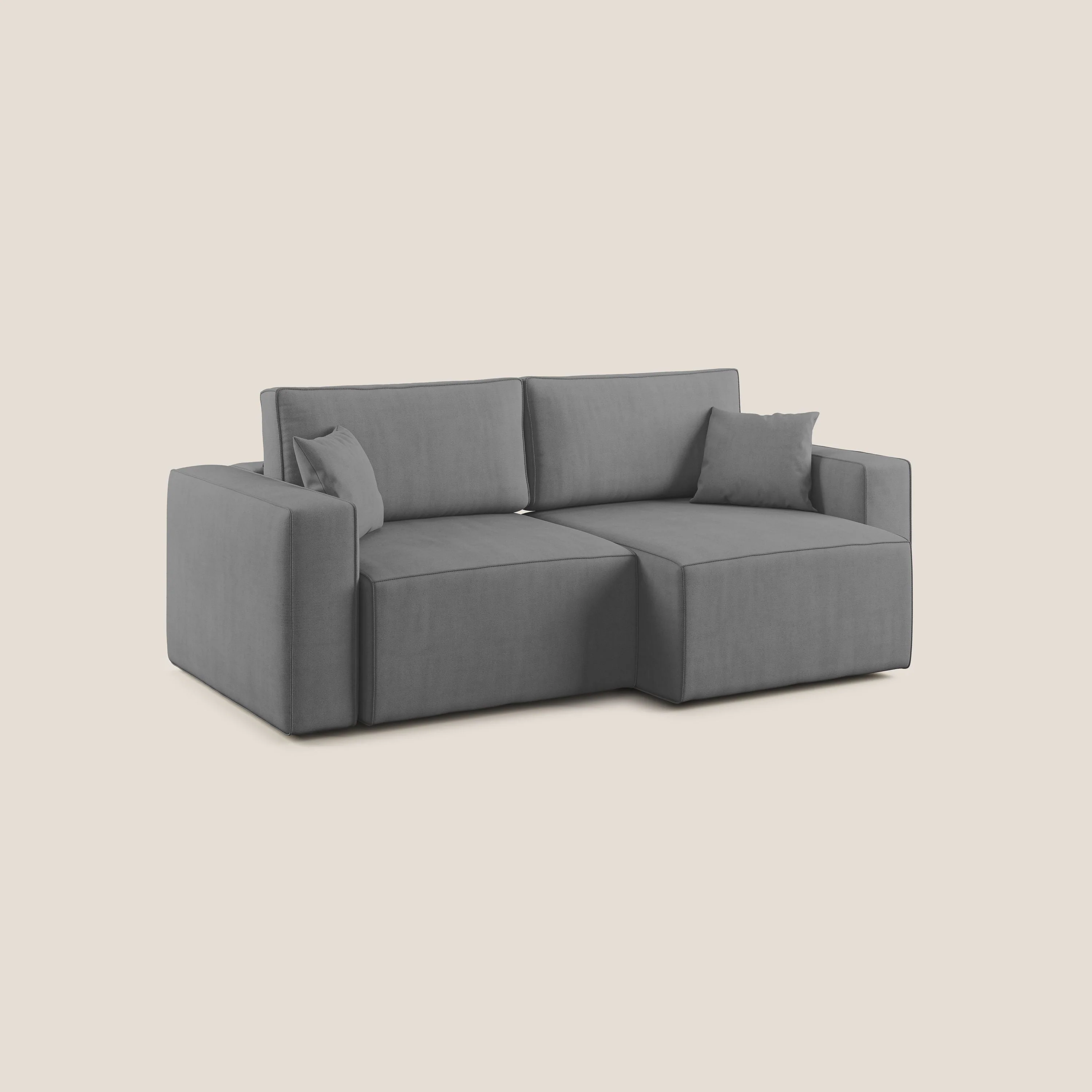 Morfeo canapé avec assise extractible en tissu imperméable T02 gris - Image 2