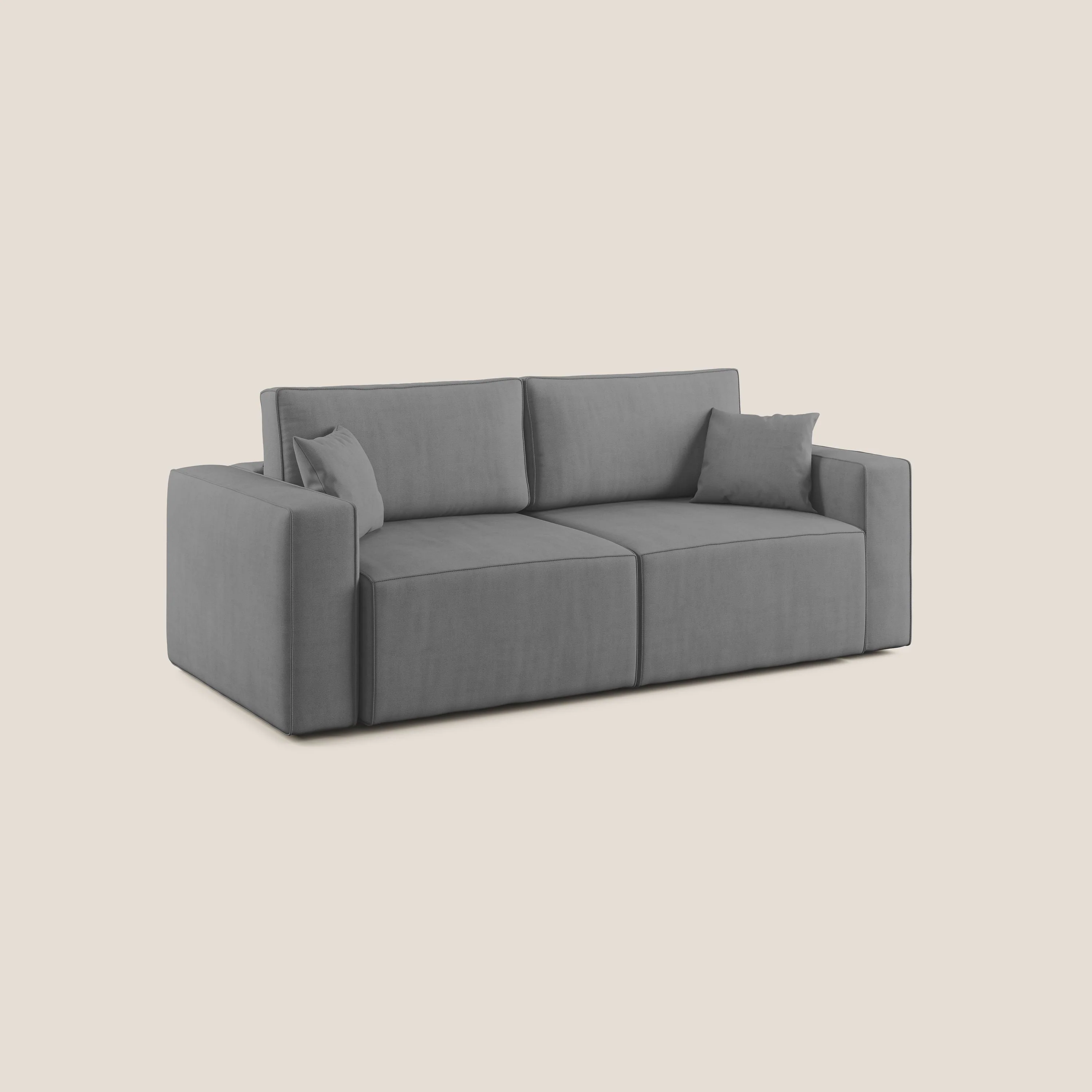 Morfeo canapé avec assise extractible en tissu imperméable T02 gris - Image 3