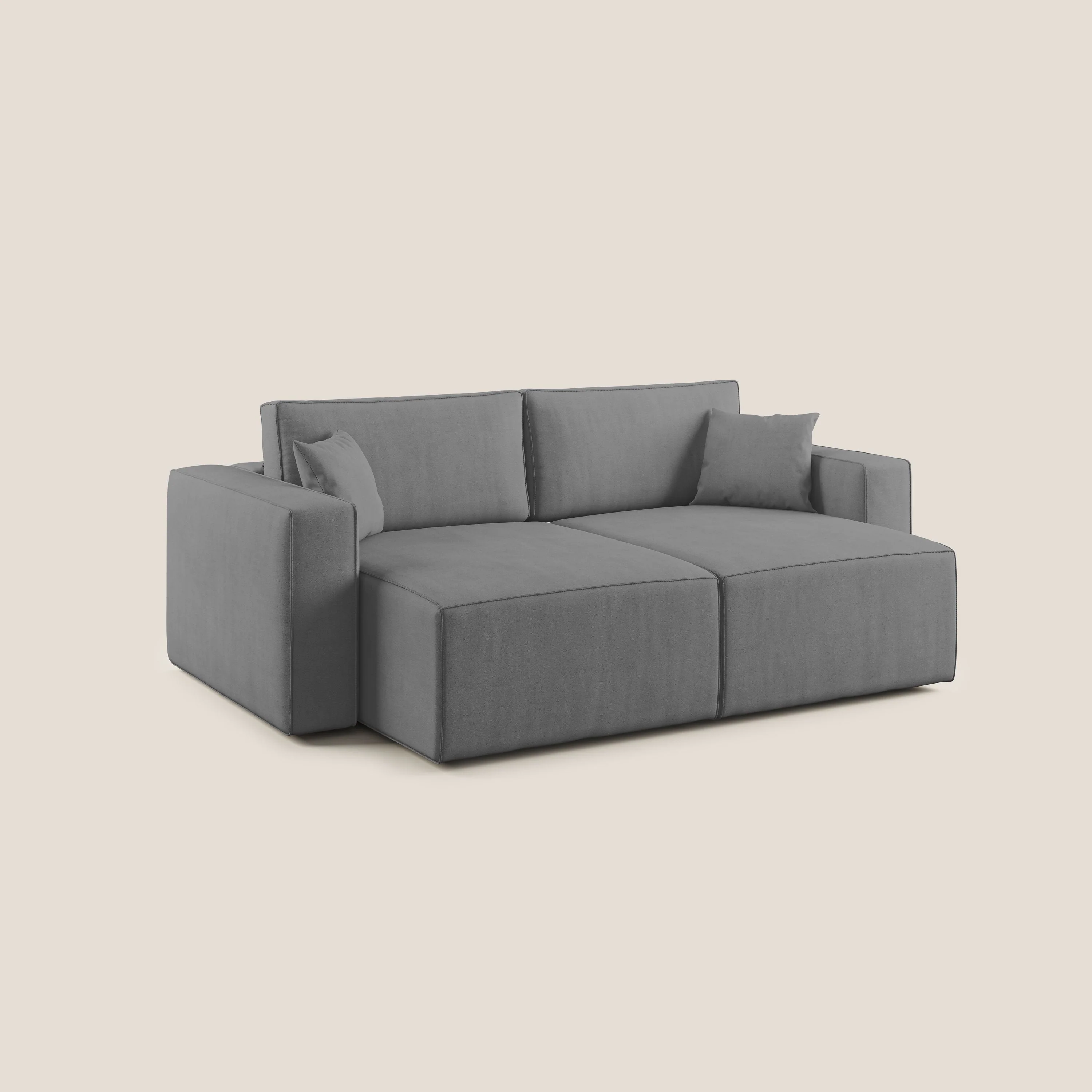 Morfeo canapé avec assise extractible en tissu imperméable T02 gris - Image 4