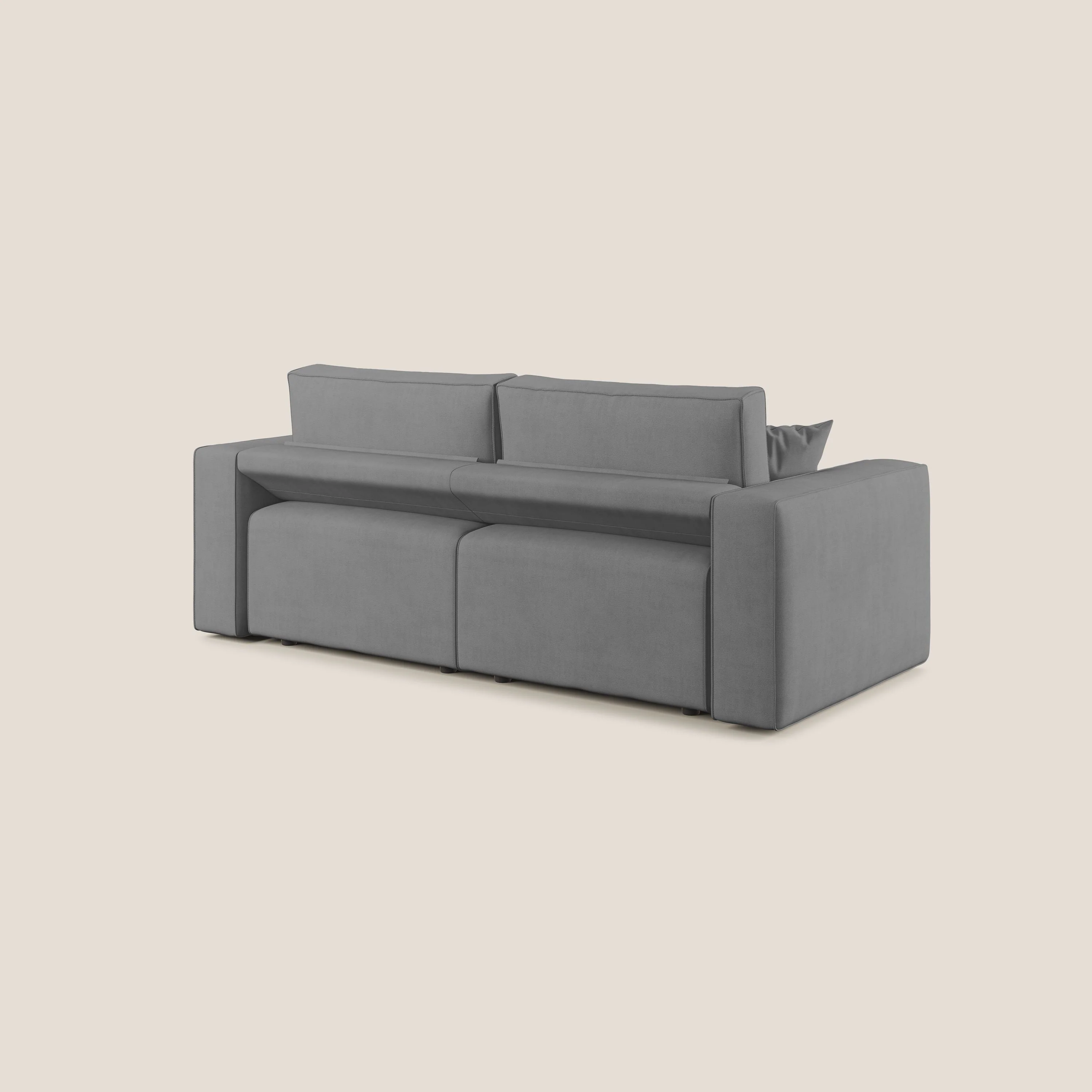 Morfeo canapé avec assise extractible en tissu imperméable T02 gris - Image 6