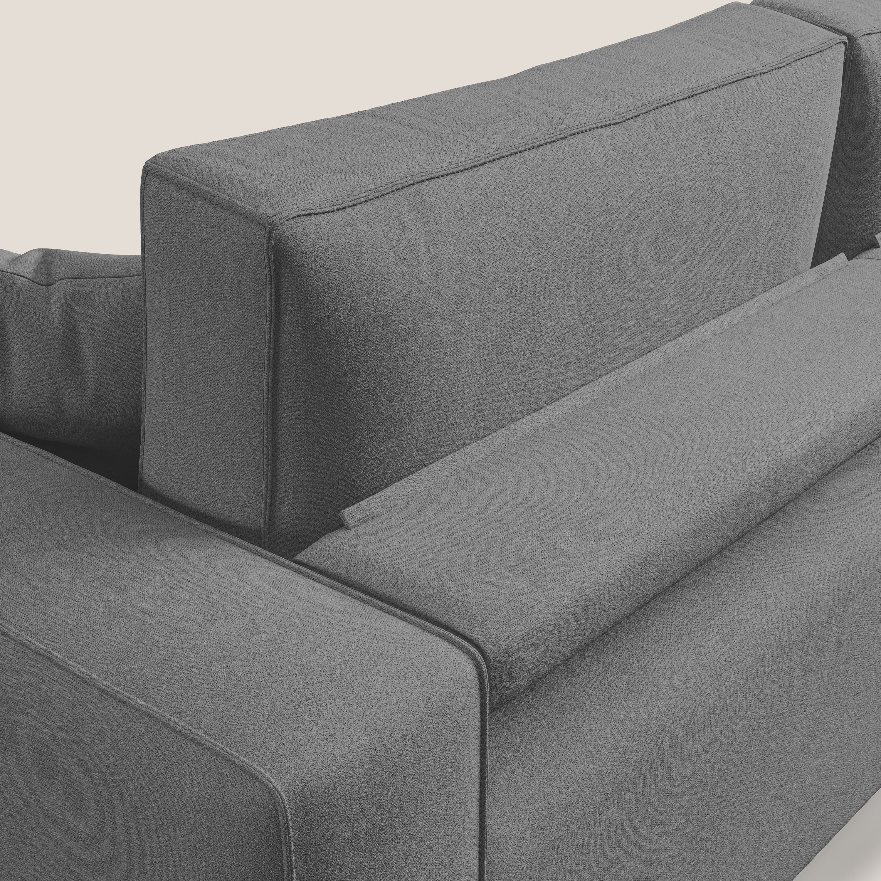 Morfeo canapé avec assise extractible en tissu imperméable T02 gris - Image 8