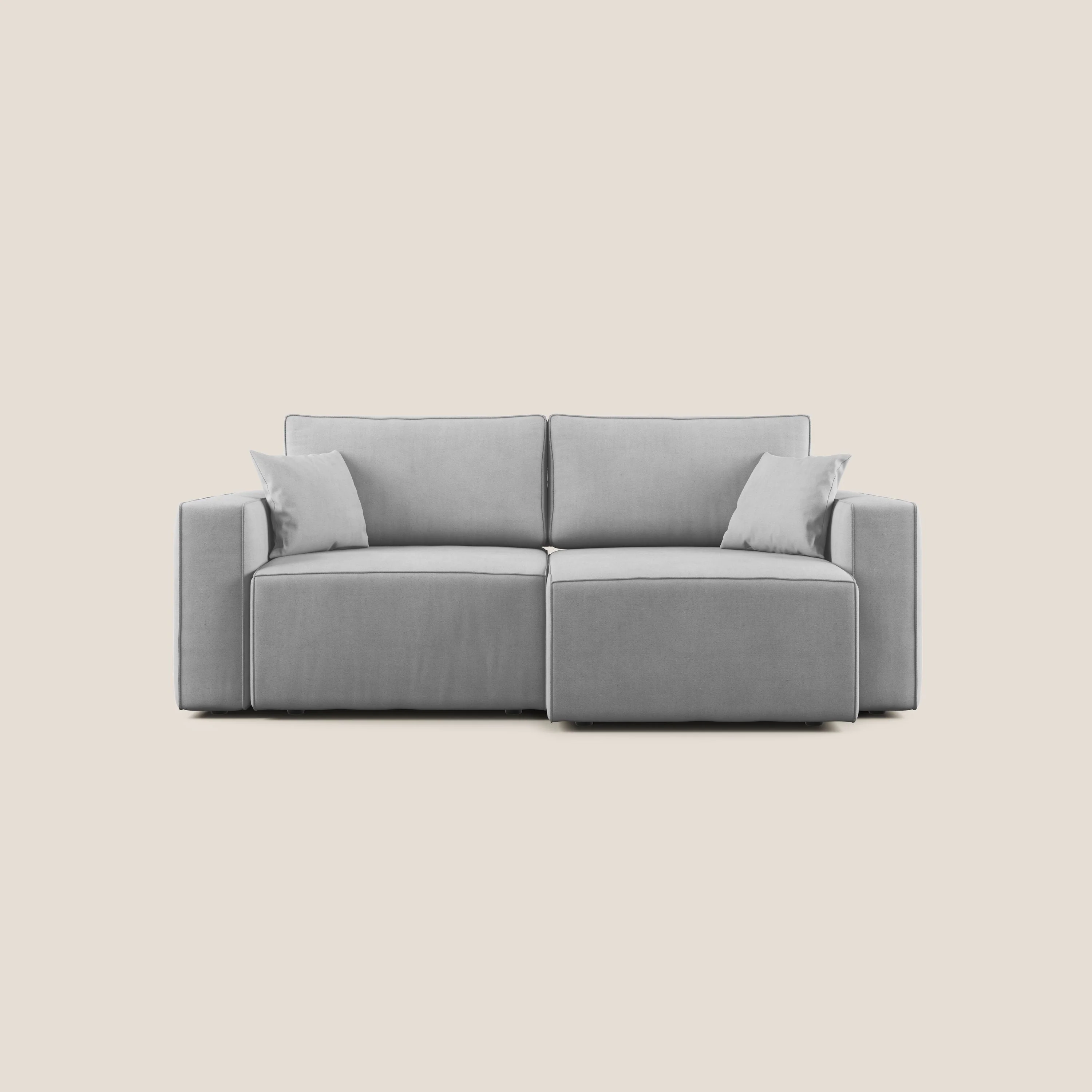 Morfeo canapé avec assise extractible en tissu imperméable T02 gris clair - Image 10
