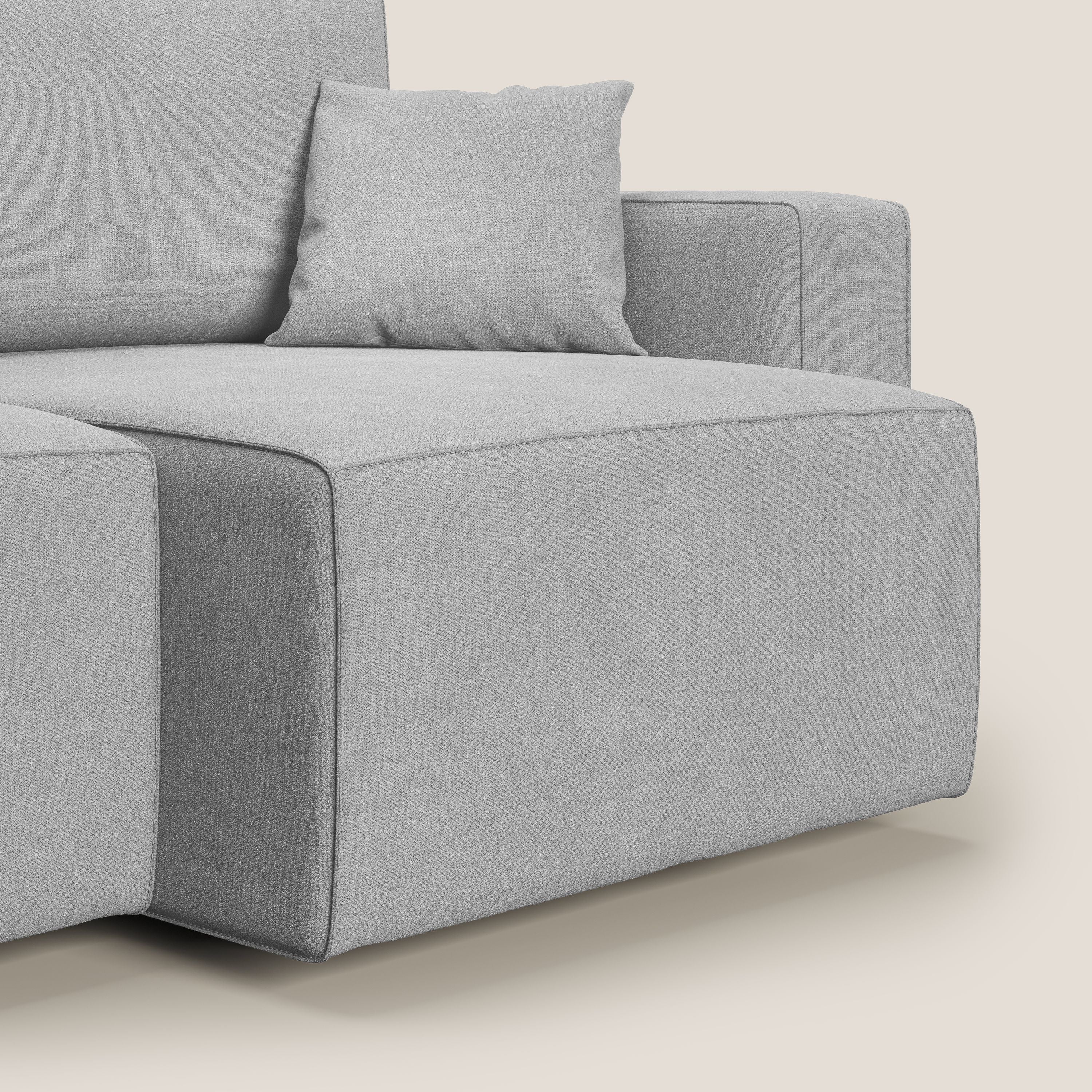 Morfeo canapé avec assise extractible en tissu imperméable T02 gris clair - Image 13